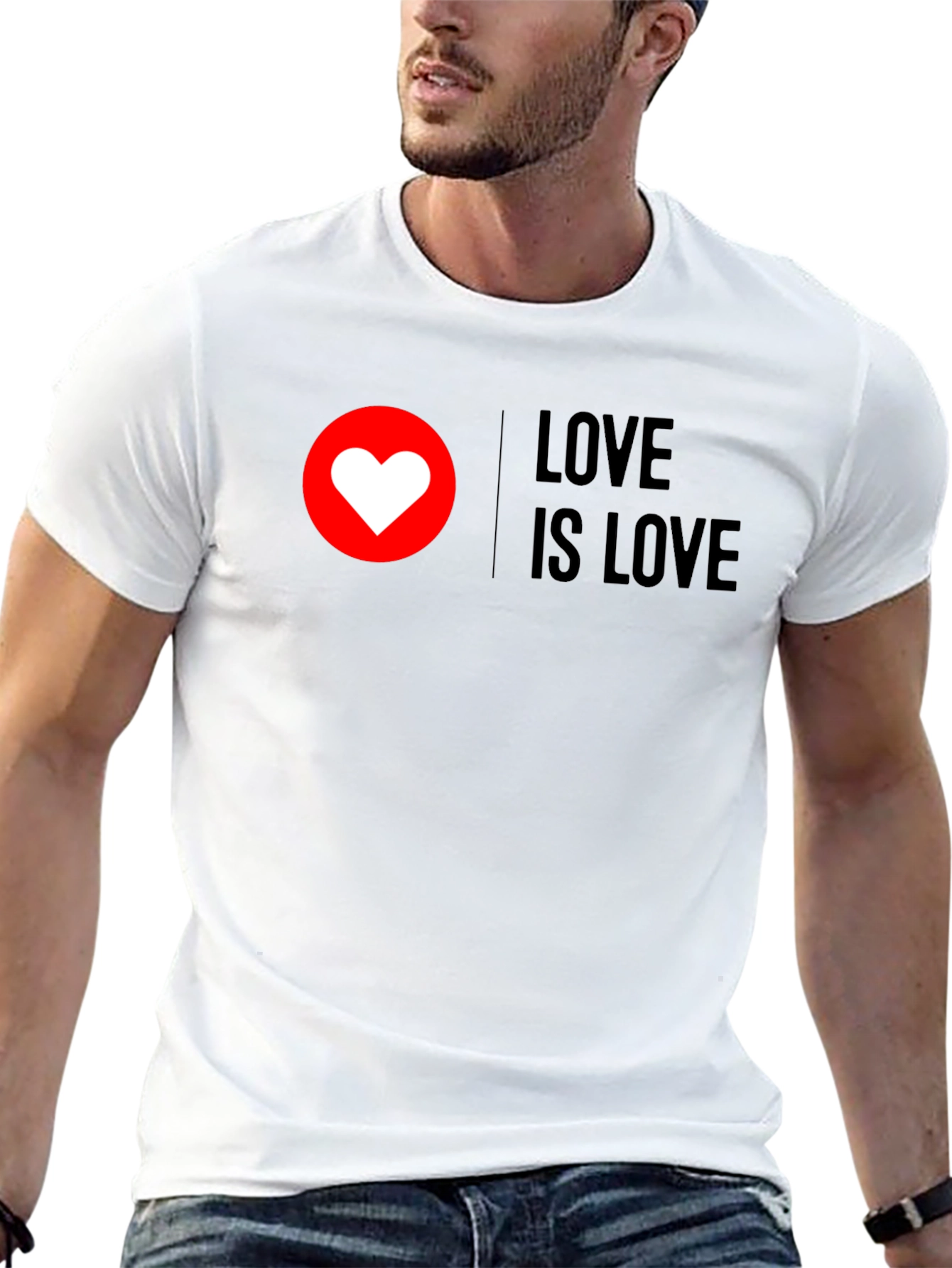 Love is Love T-Shirt - Black Pride Tee