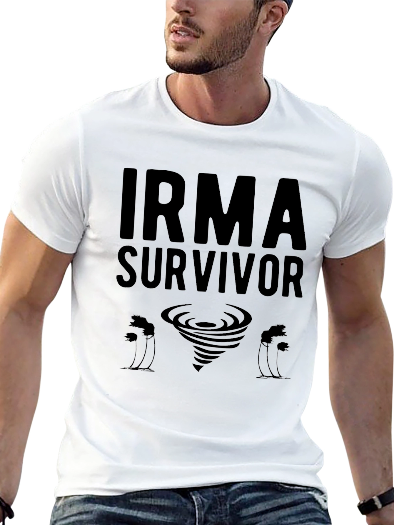 Irma Survivor T-Shirt Hurricane Relief Tee