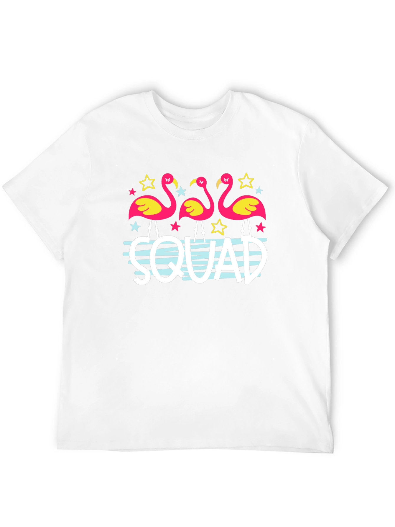 Flamingo Squad Black T-Shirt