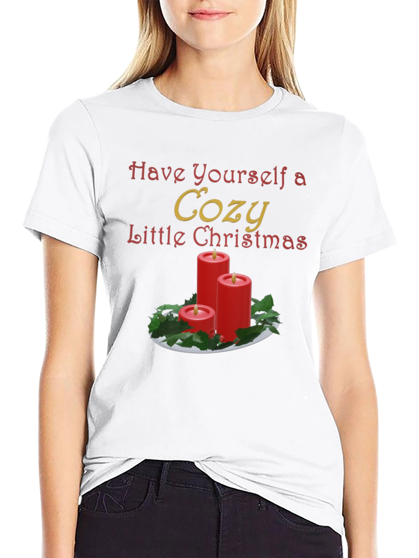 Cozy Christmas Candle T-Shirt