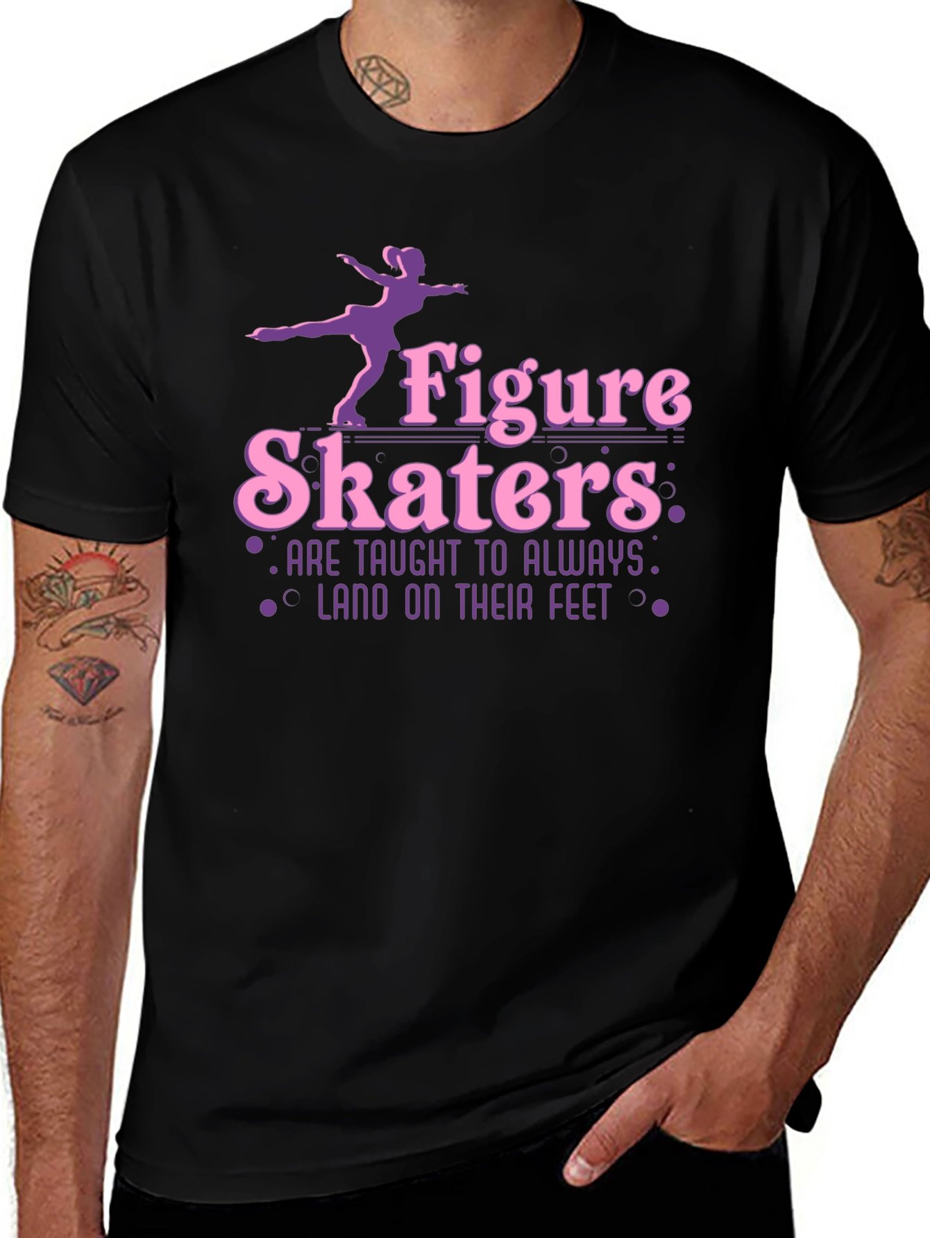 Figure Skaters T-Shirt - Land on Your Feet