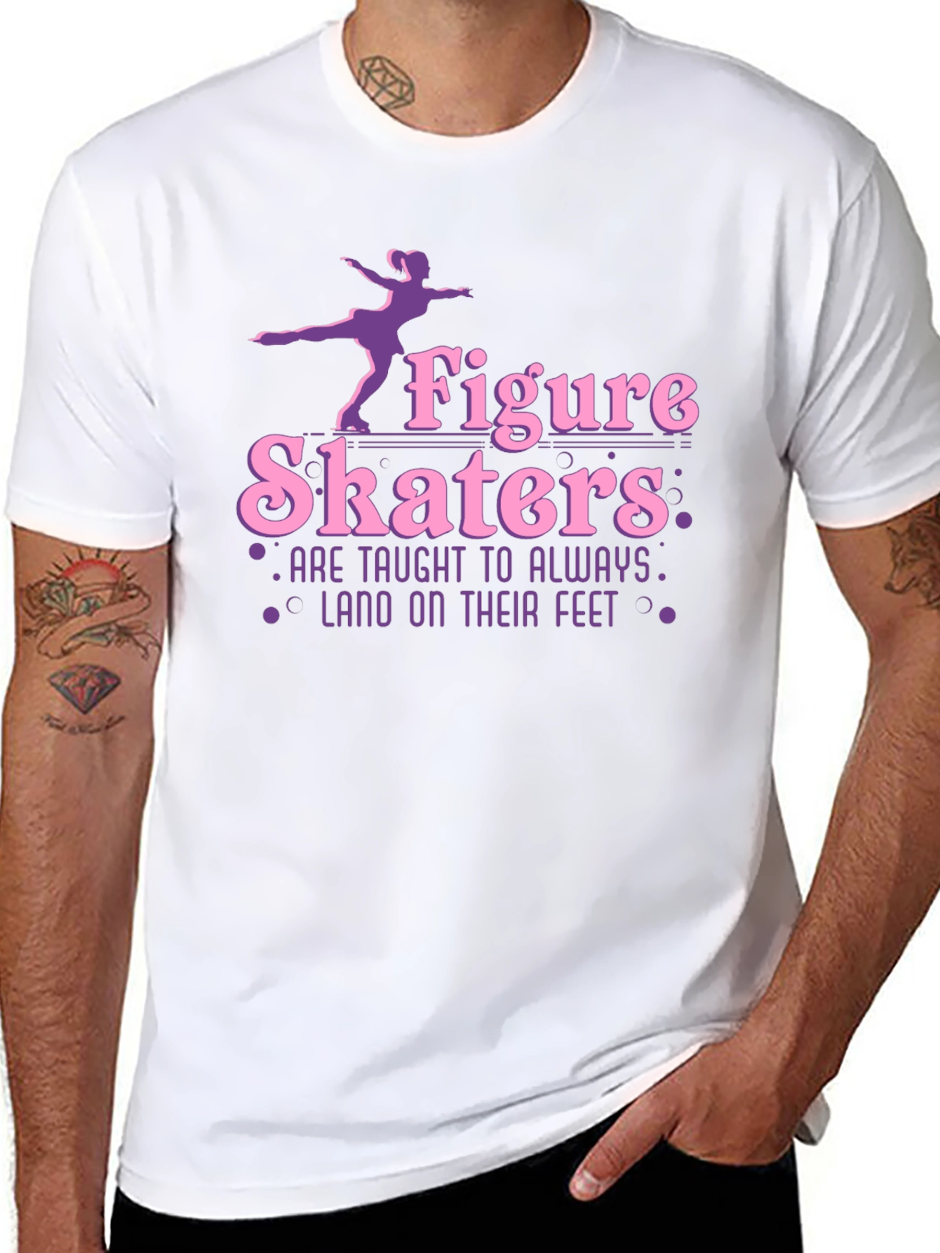 Figure Skaters T-Shirt - Land on Your Feet
