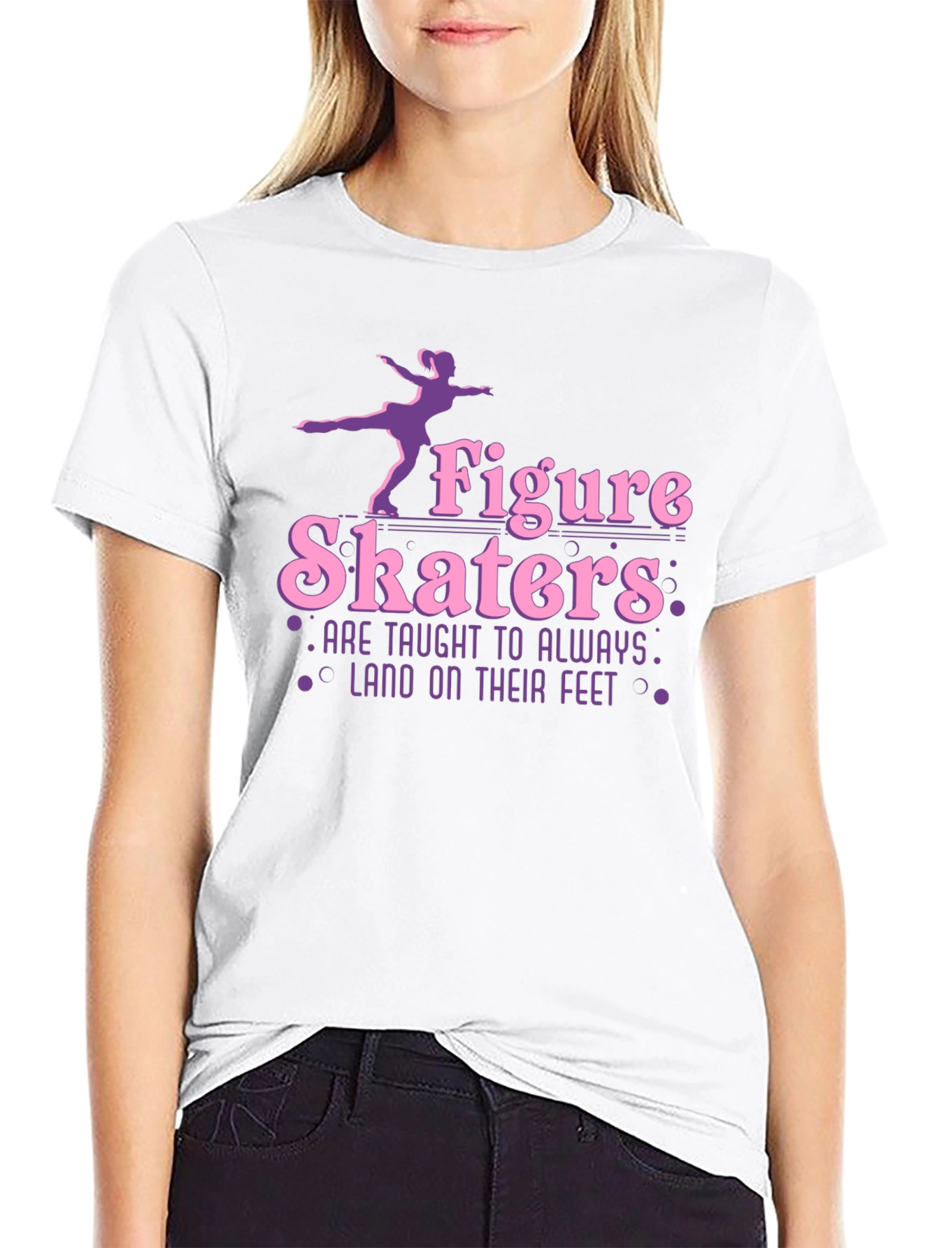 Figure Skaters T-Shirt - Land on Your Feet