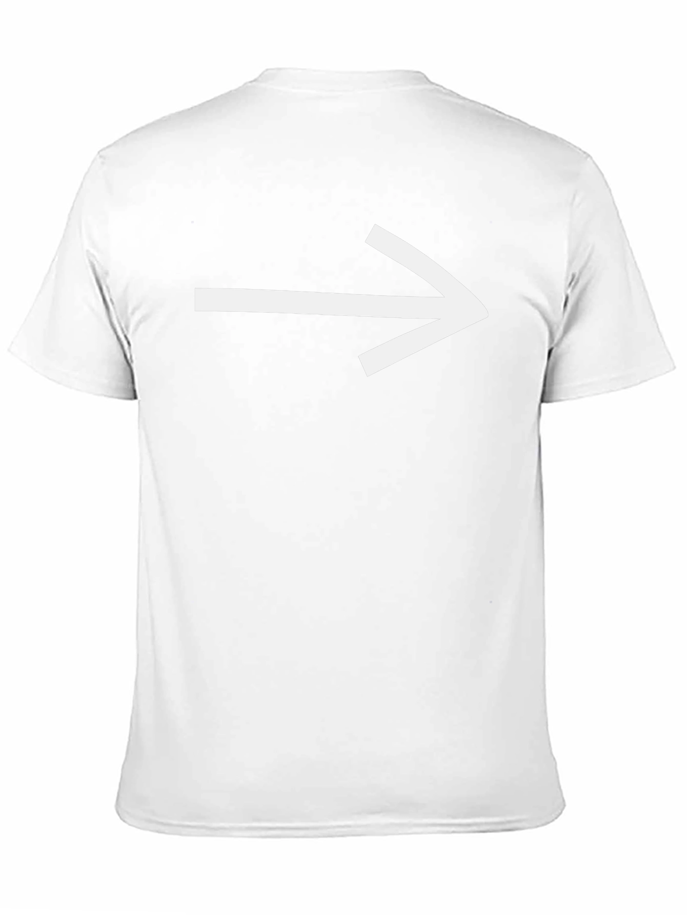 Right Arrow Graphic Tee - Black Cotton T-Shirt