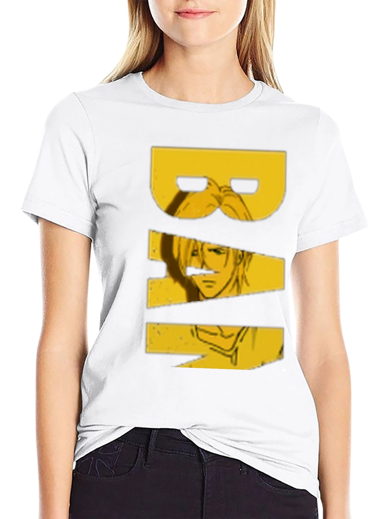Black Graphic Print T-Shirt