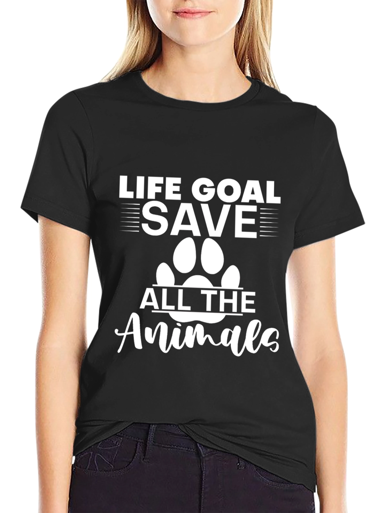 Life Goal: Save All the Animals T-Shirt