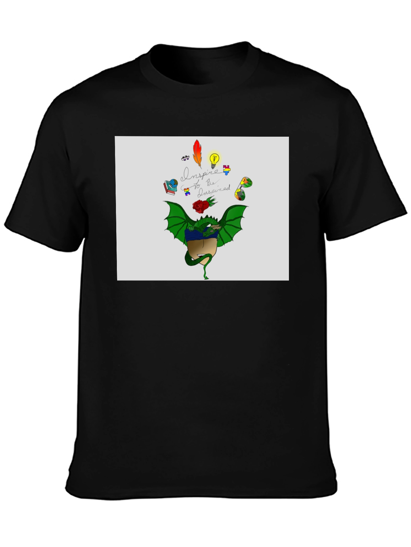 Inspire Dragon Graphic T-Shirt