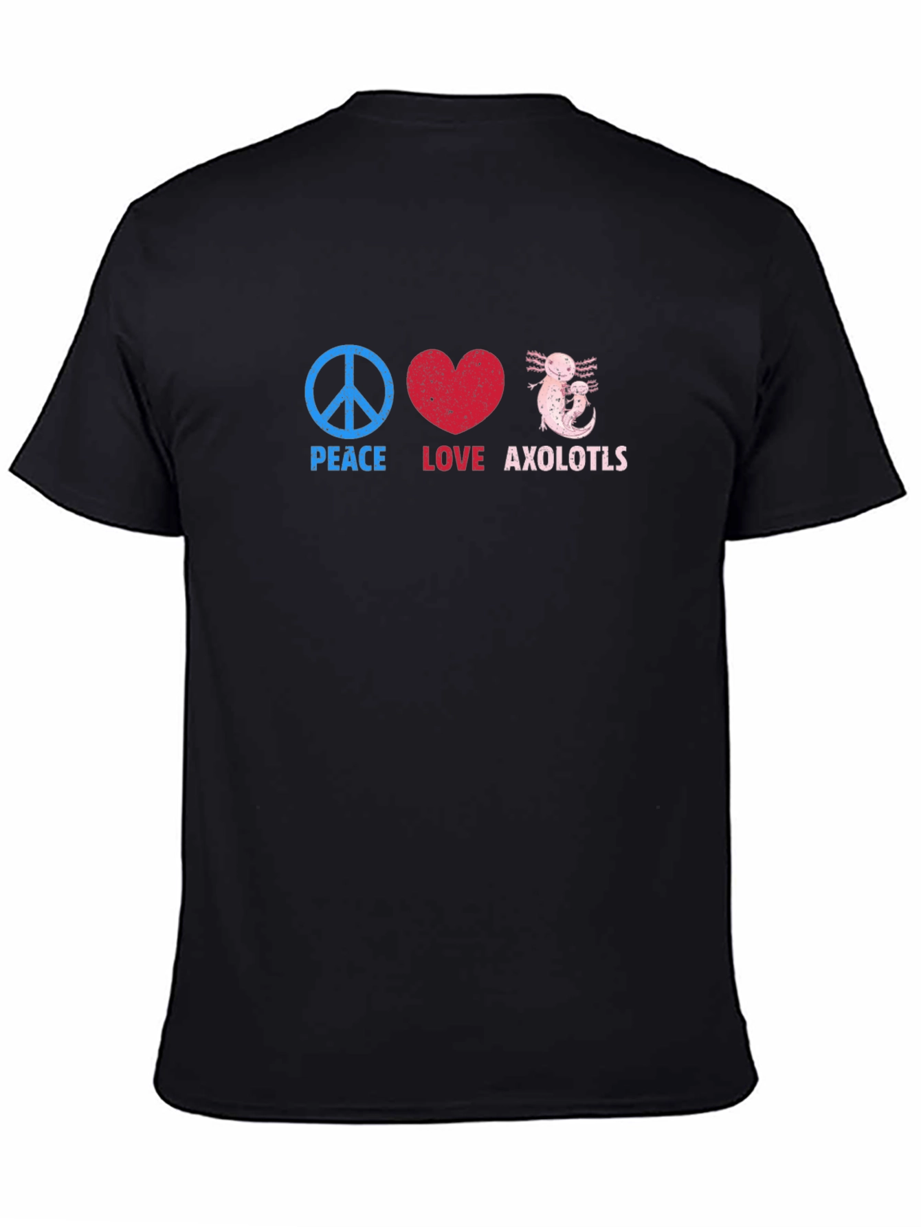 Peace Love Axolotls Graphic T-Shirt
