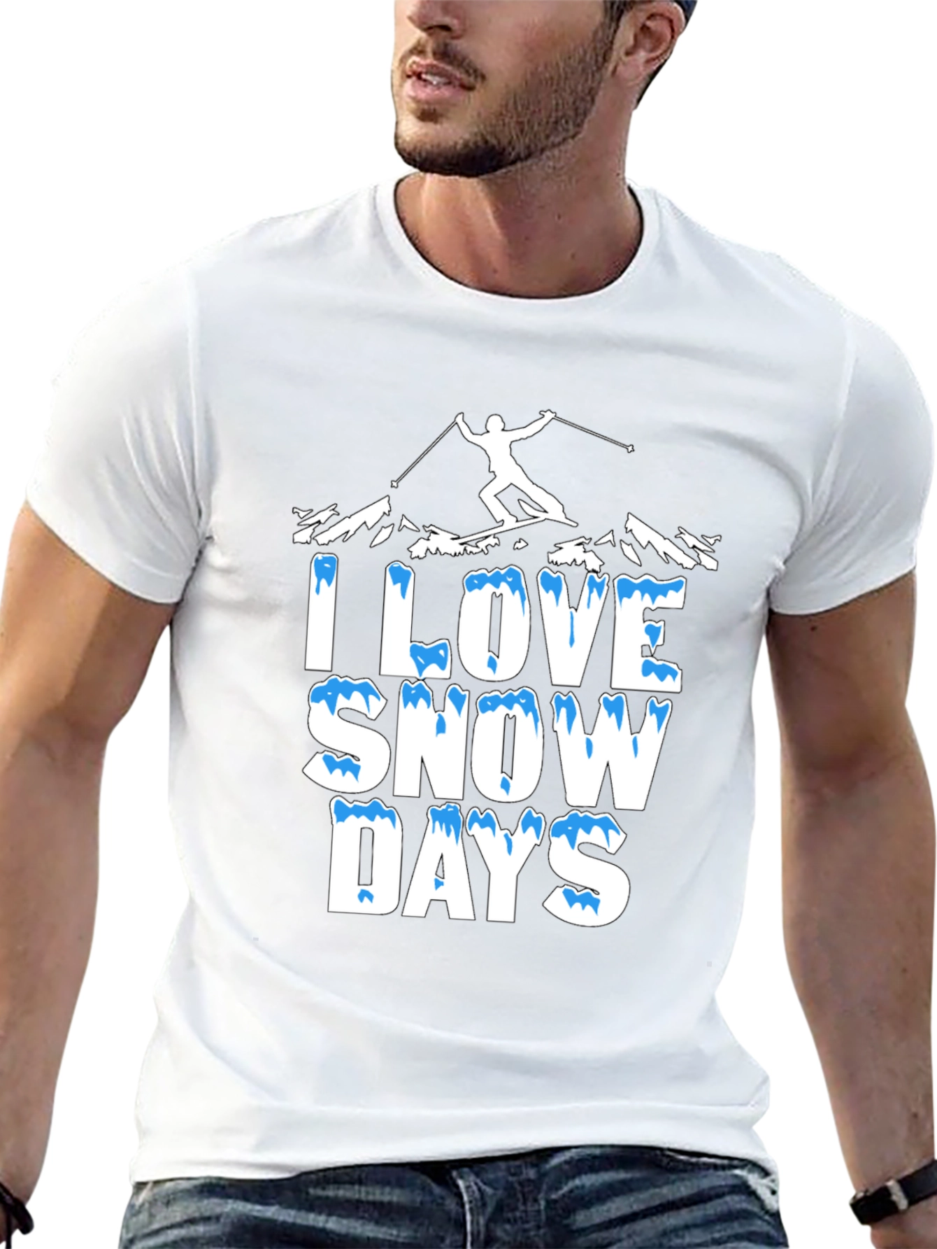 I Love Snow Days Graphic T-Shirt