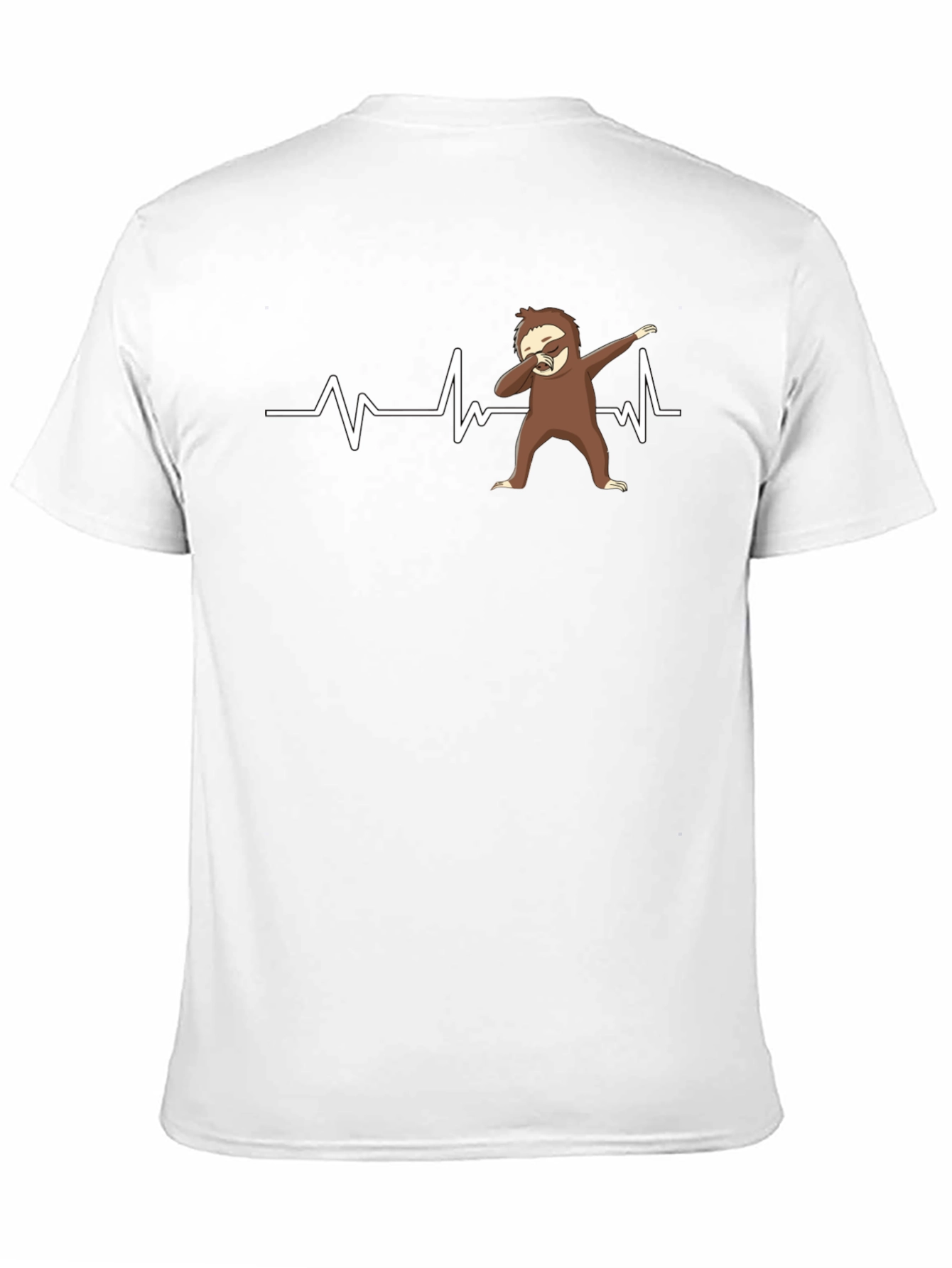 Funny Sloth Heartbeat Dab T-Shirt