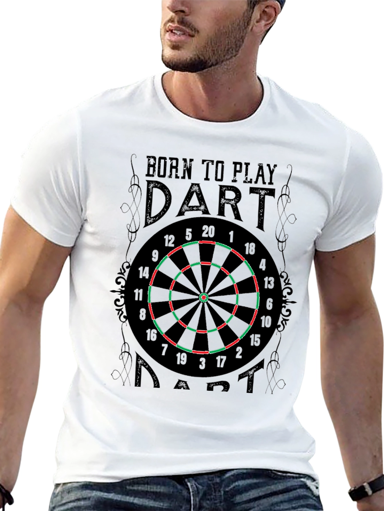 Born To Play Dart T-Shirt