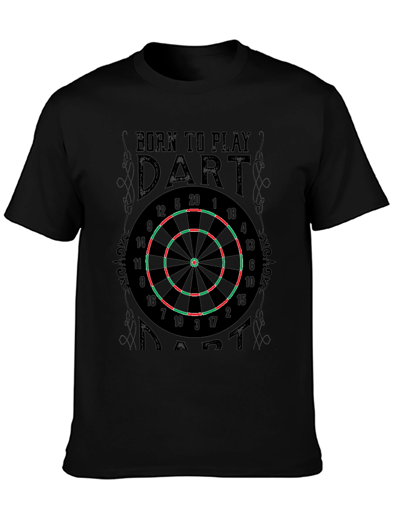 Born To Play Dart T-Shirt