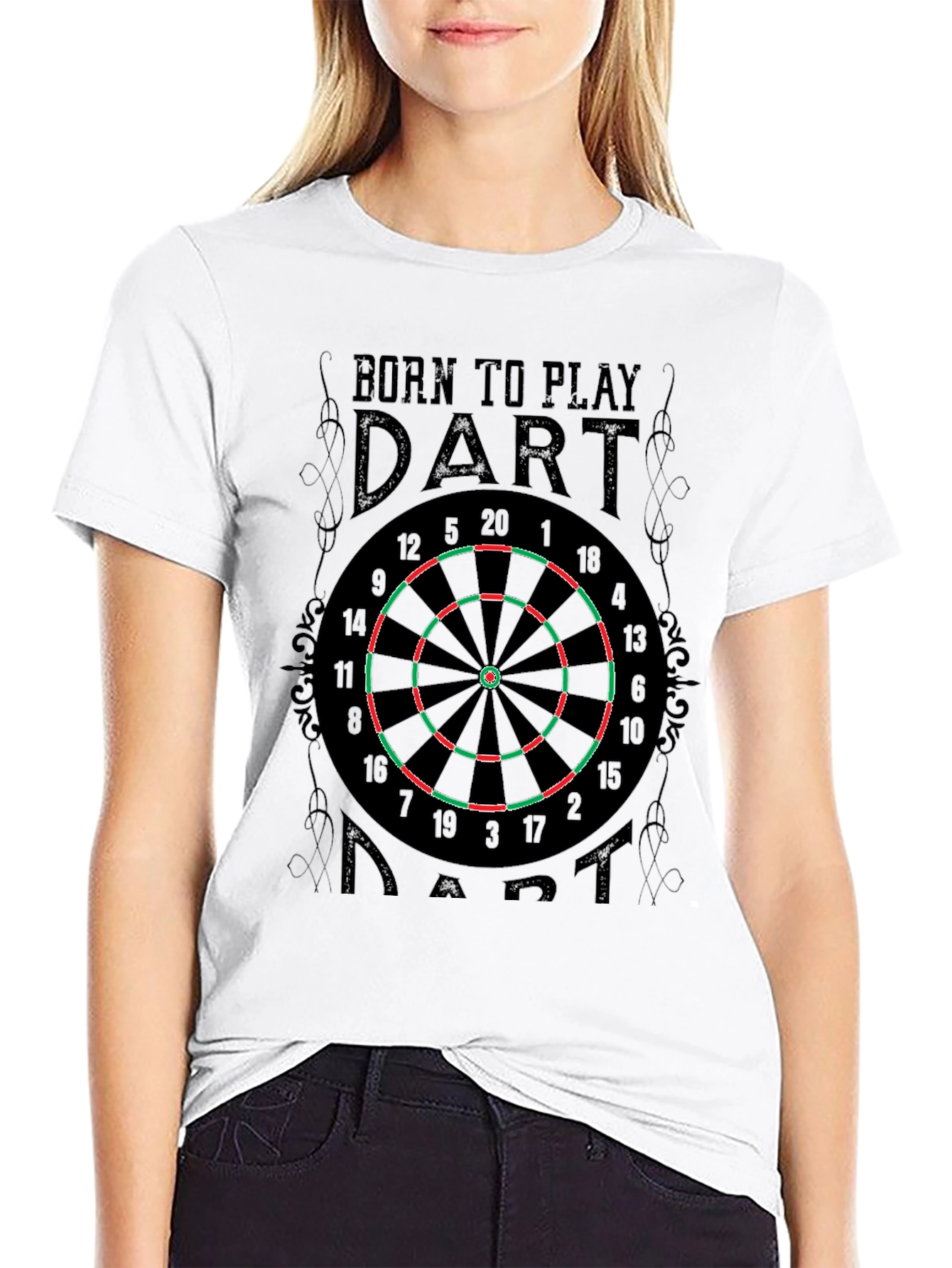 Born To Play Dart T-Shirt