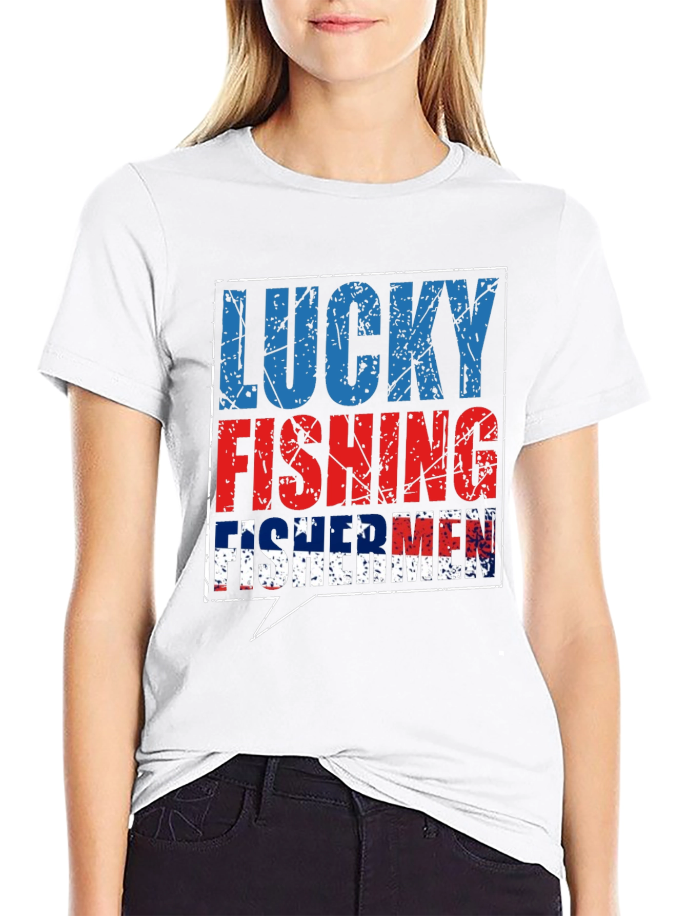 Lucky Fishing Fisherman T-Shirt