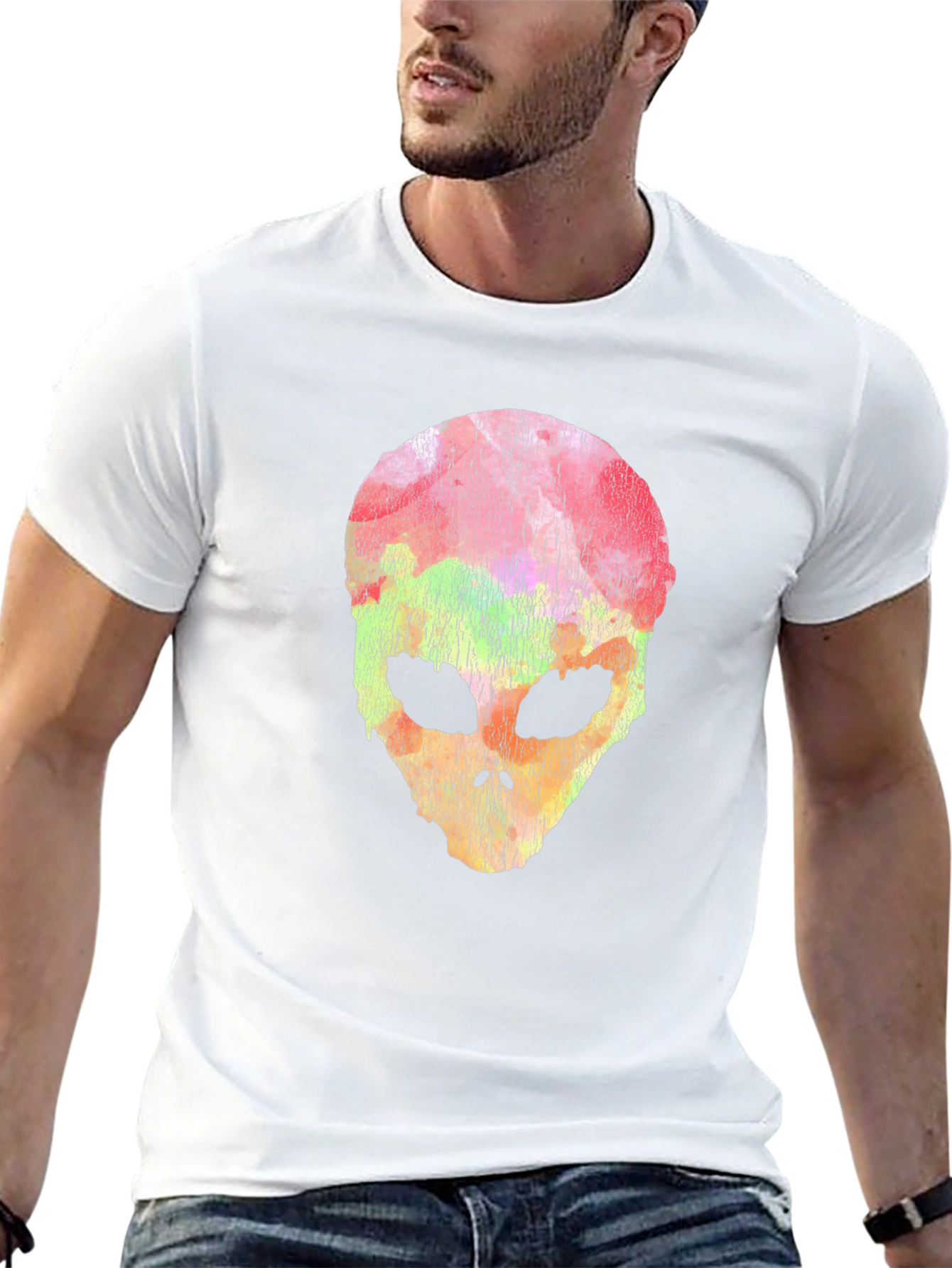 Alien Head Graphic Tee
