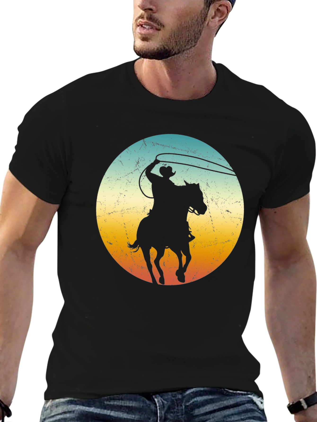 Cowboy Silhouette Graphic Tee