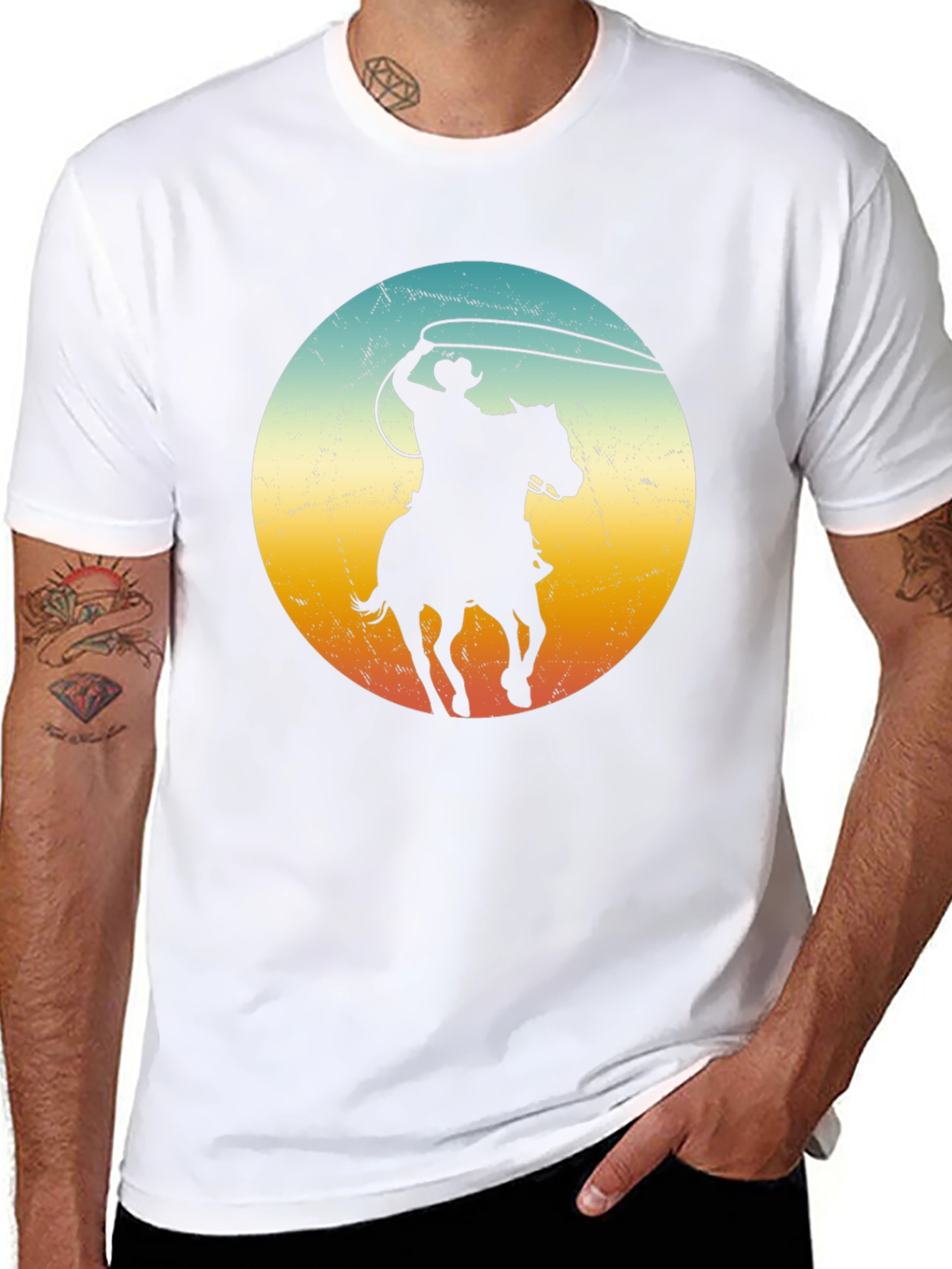 Cowboy Silhouette Graphic Tee