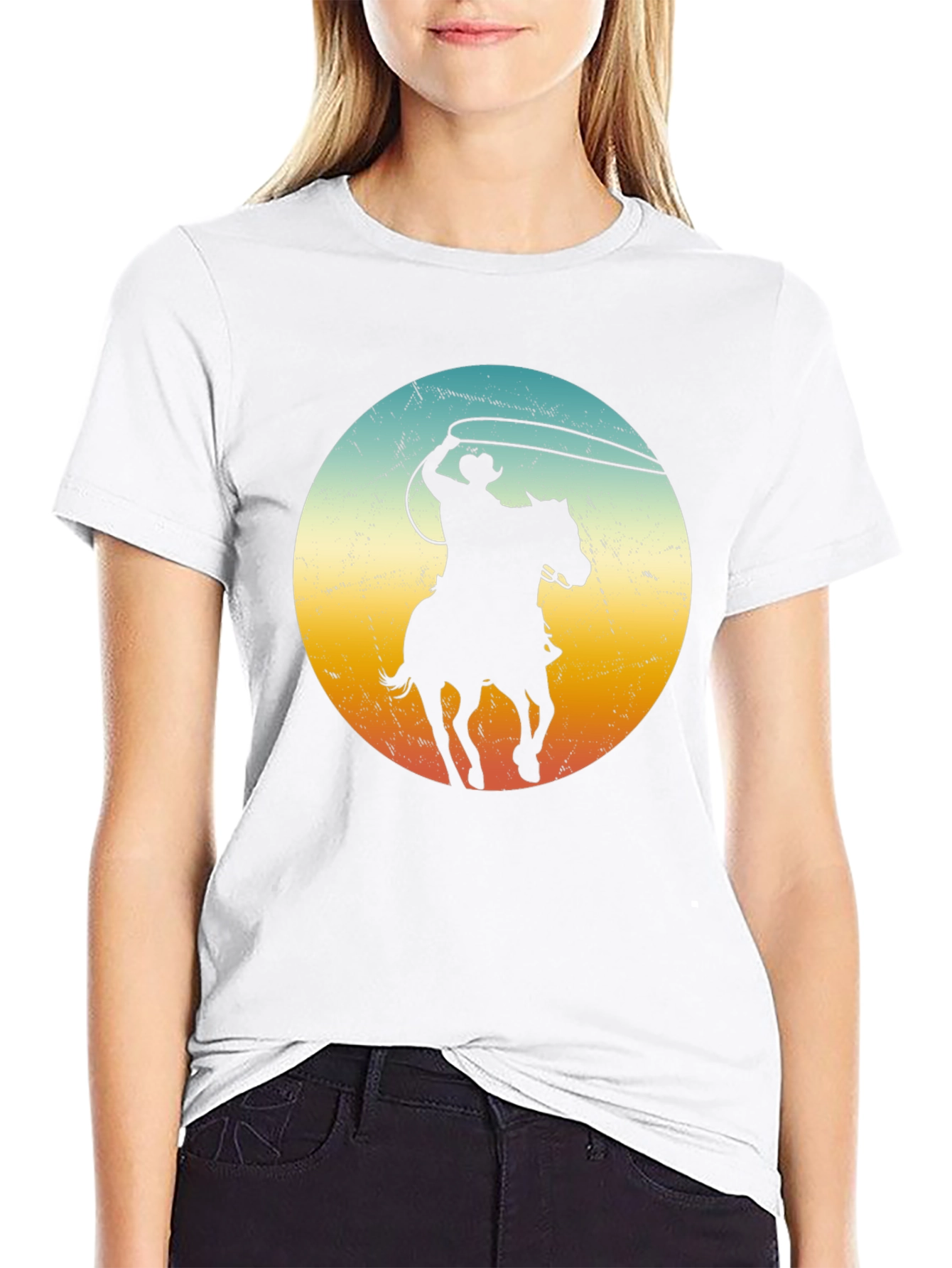 Cowboy Silhouette Graphic Tee