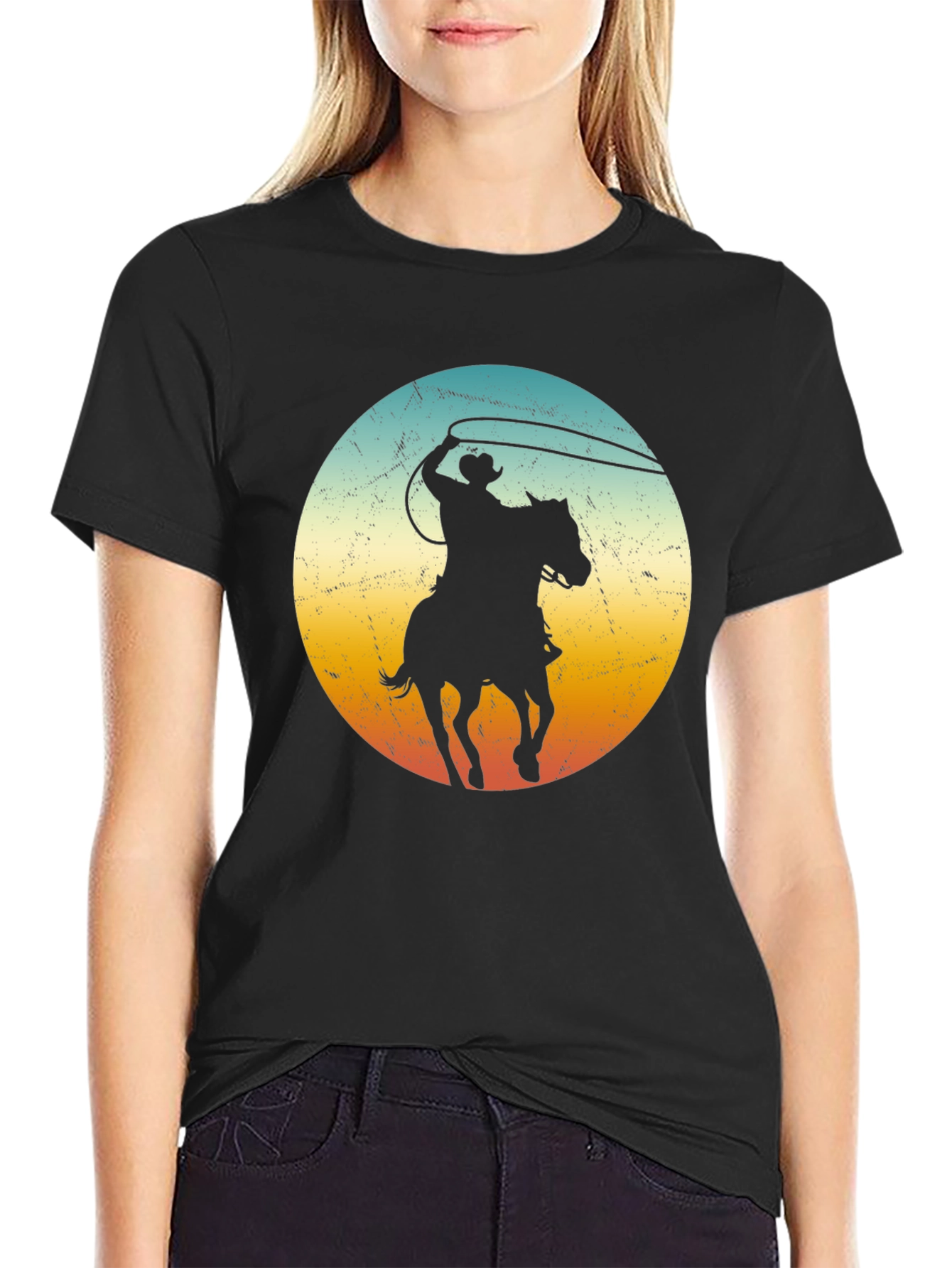 Cowboy Silhouette Graphic Tee