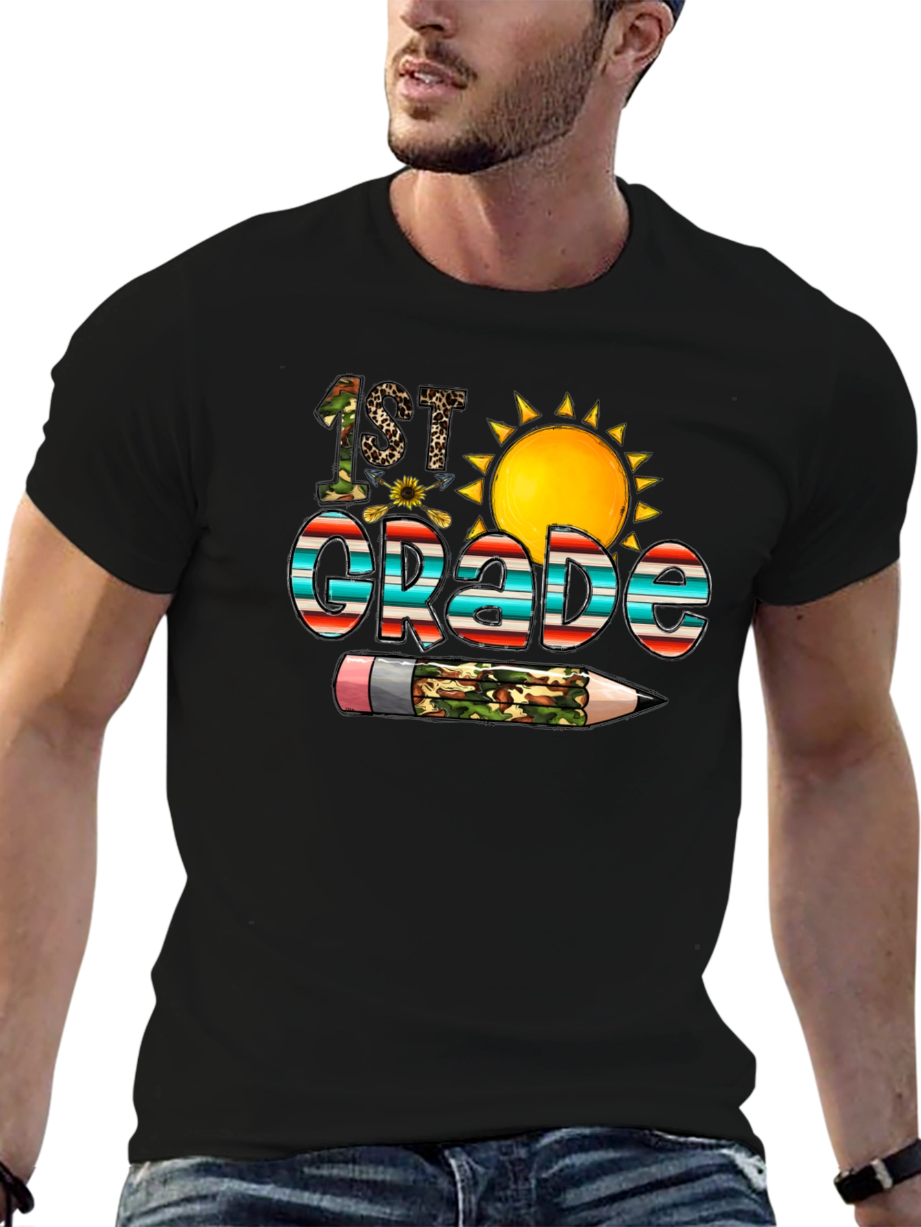 1st Grade T-Shirt Back to School Teacher Student