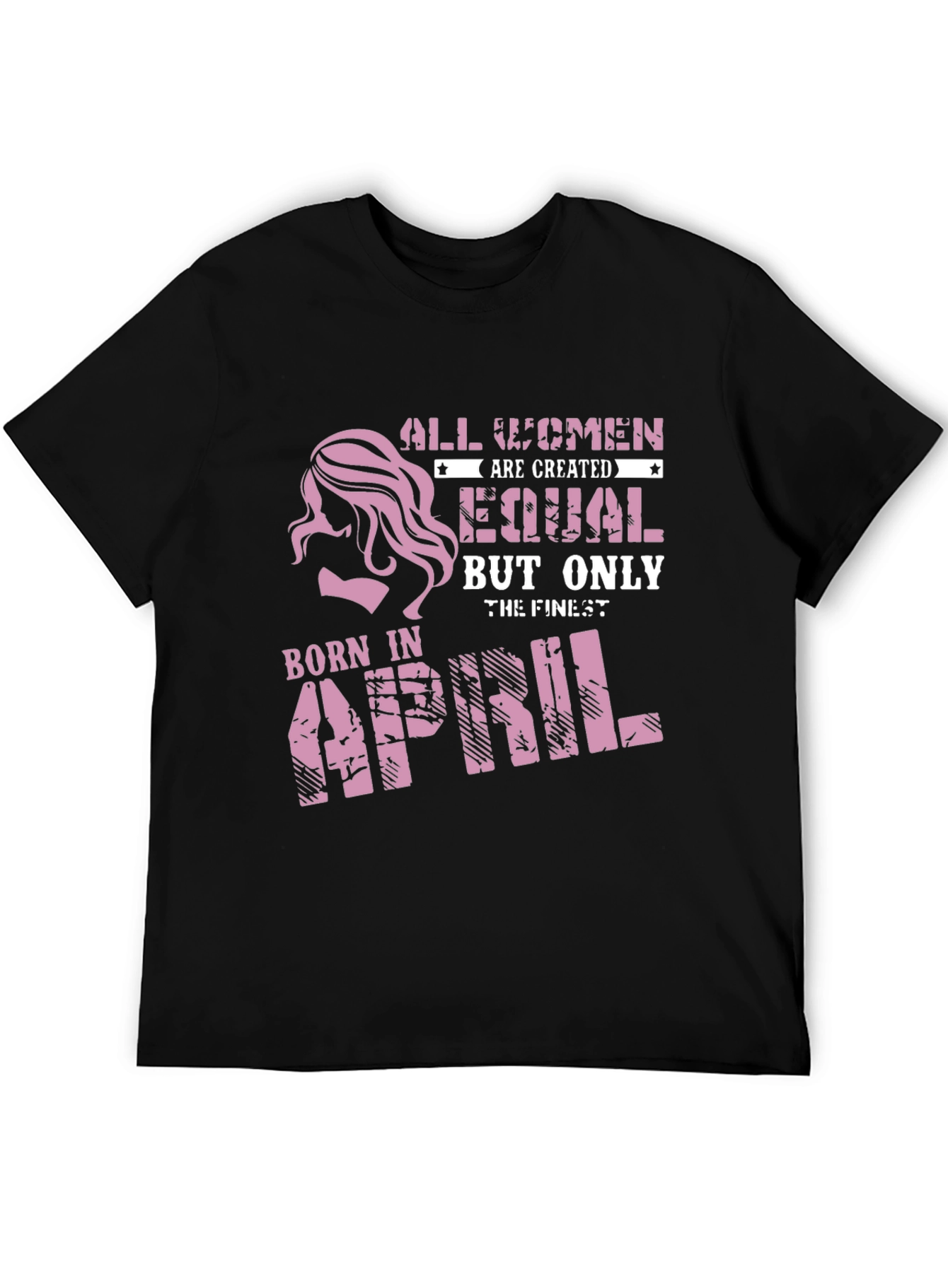Born In April Womens T-Shirt