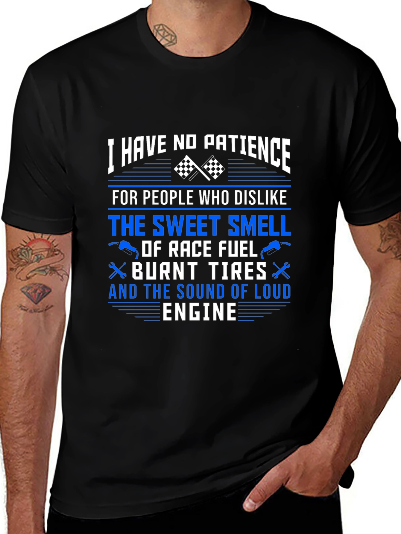 Race Fuel T-Shirt - Loud Engine Design