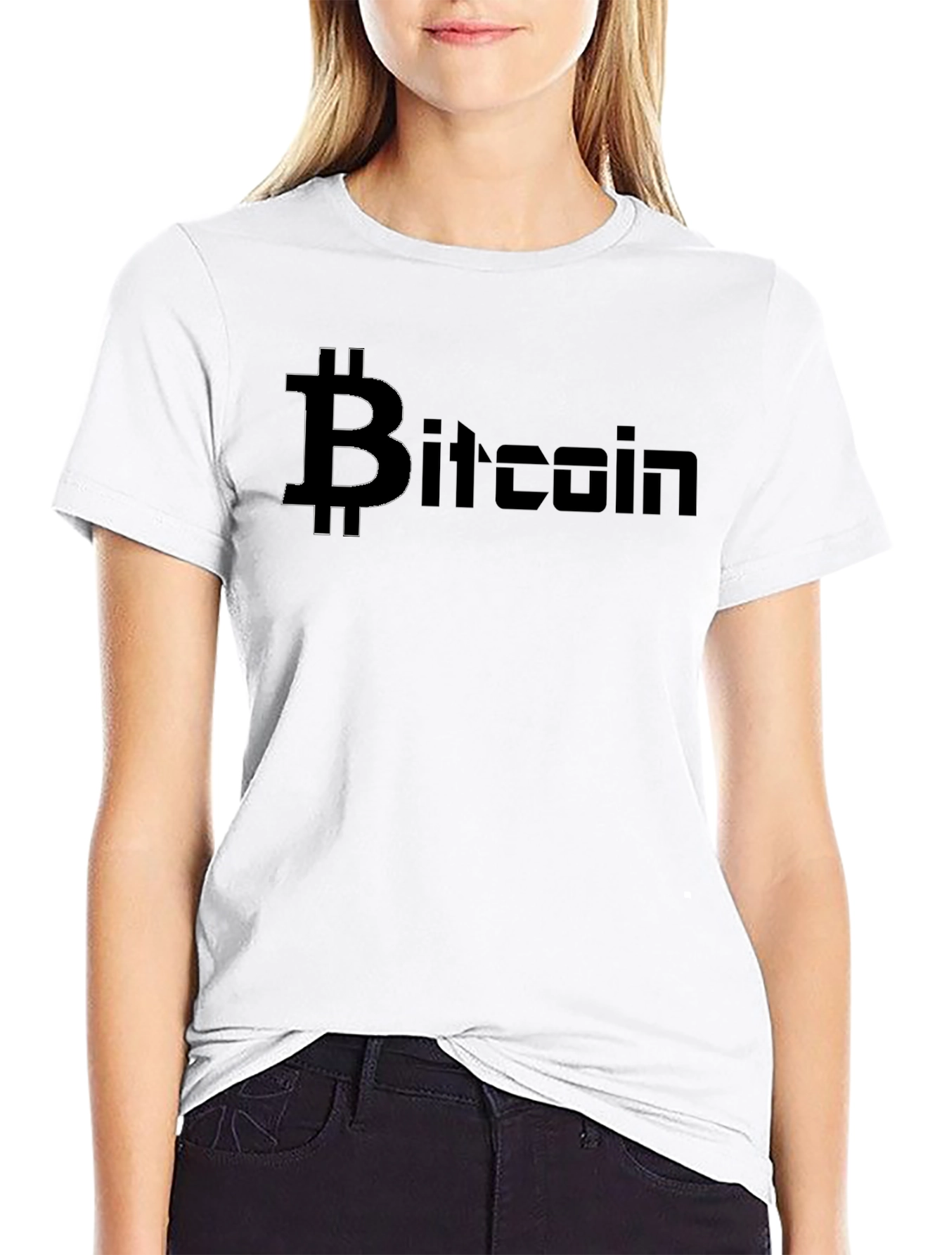 Bitcoin Black T-Shirt Crypto Currency Tee