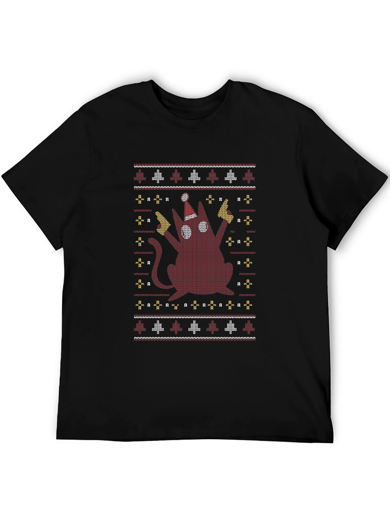 Festive Cat Christmas T-Shirt