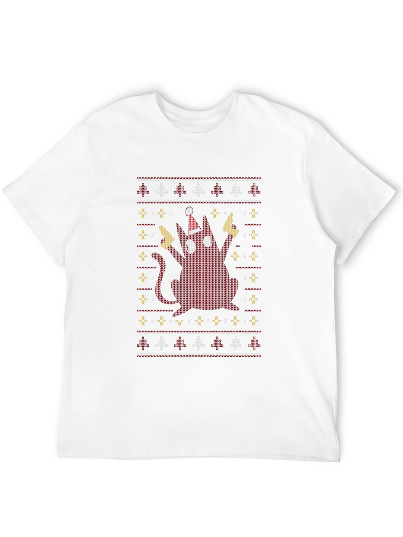 Festive Cat Christmas T-Shirt