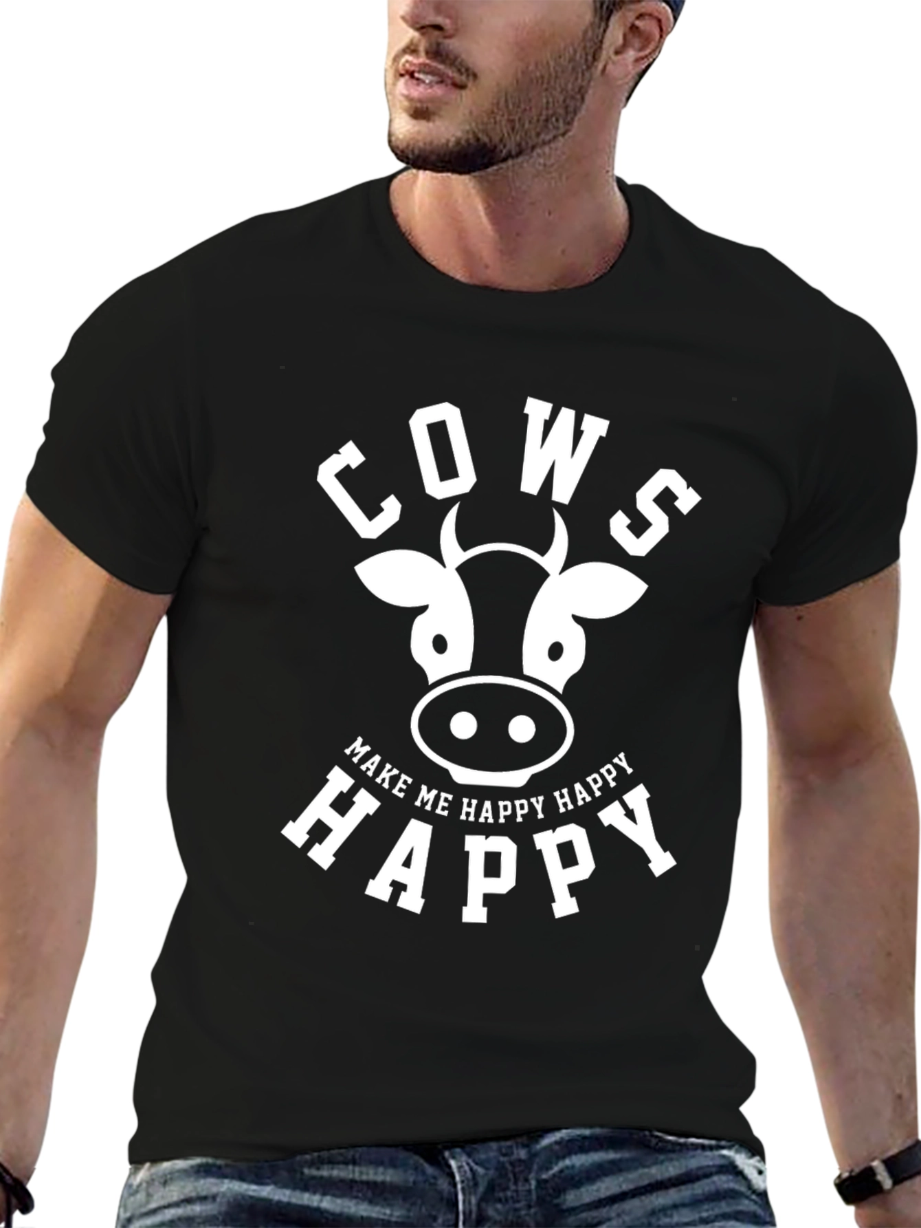 Cows Make Me Happy T-Shirt