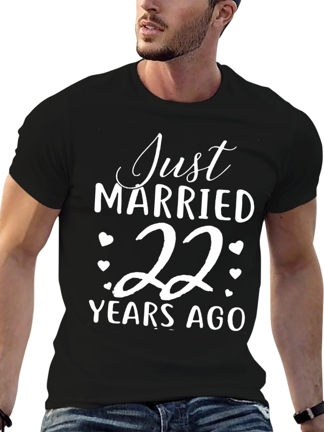 Just Married 22 Years Ago T-Shirt