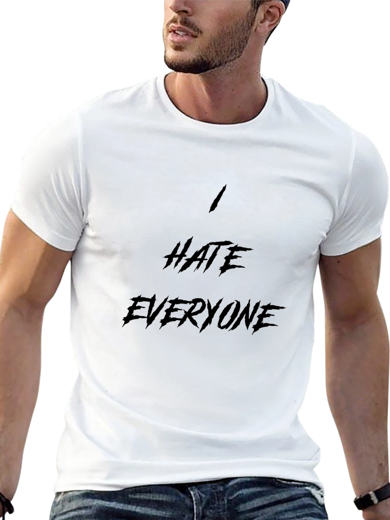 I Hate Everyone Black T-Shirt
