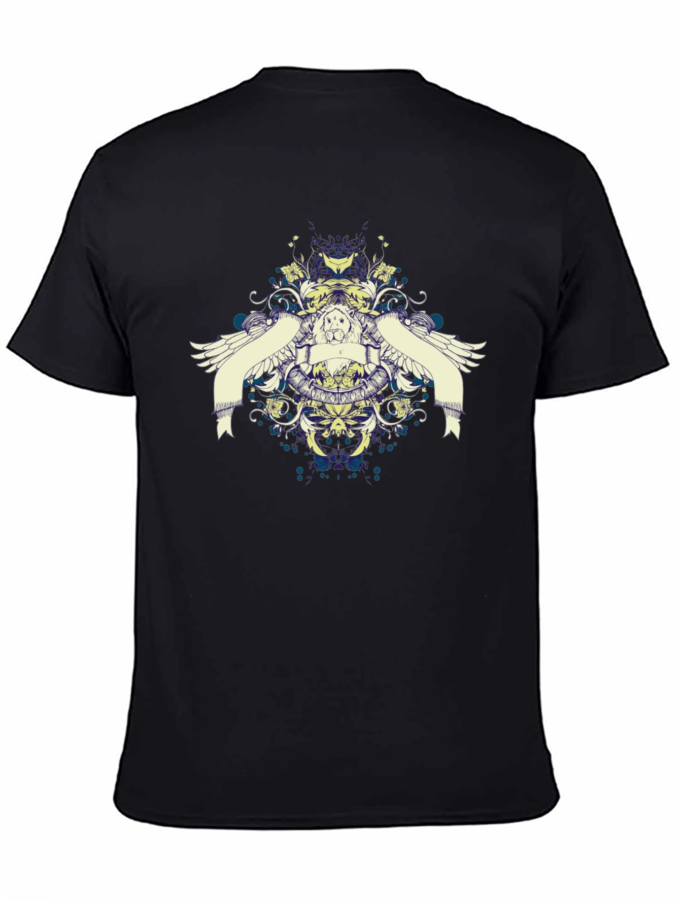 Graphic Print Black Casual T-Shirt