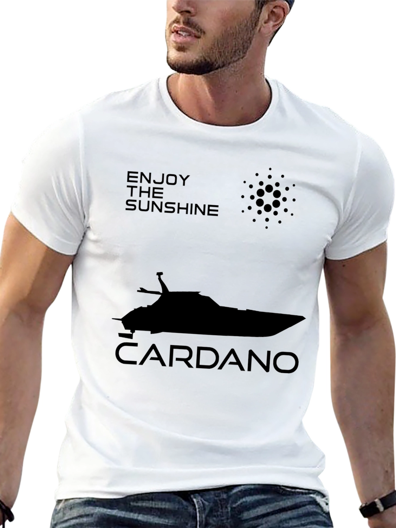 Enjoy The Sunshine Cardano Boat T-Shirt