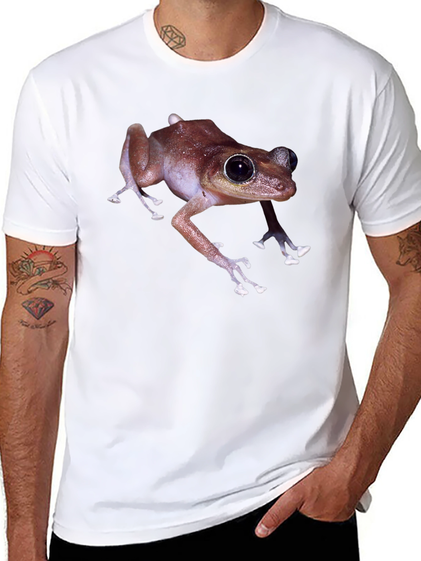 Frog T-Shirt - Black Graphic Tee