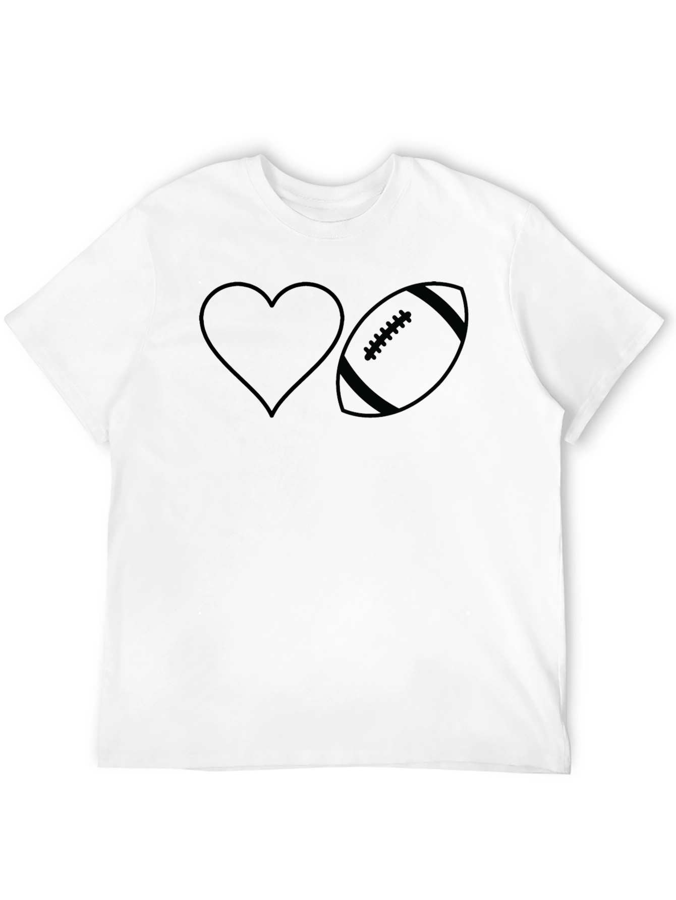 Love Football Graphic T-Shirt