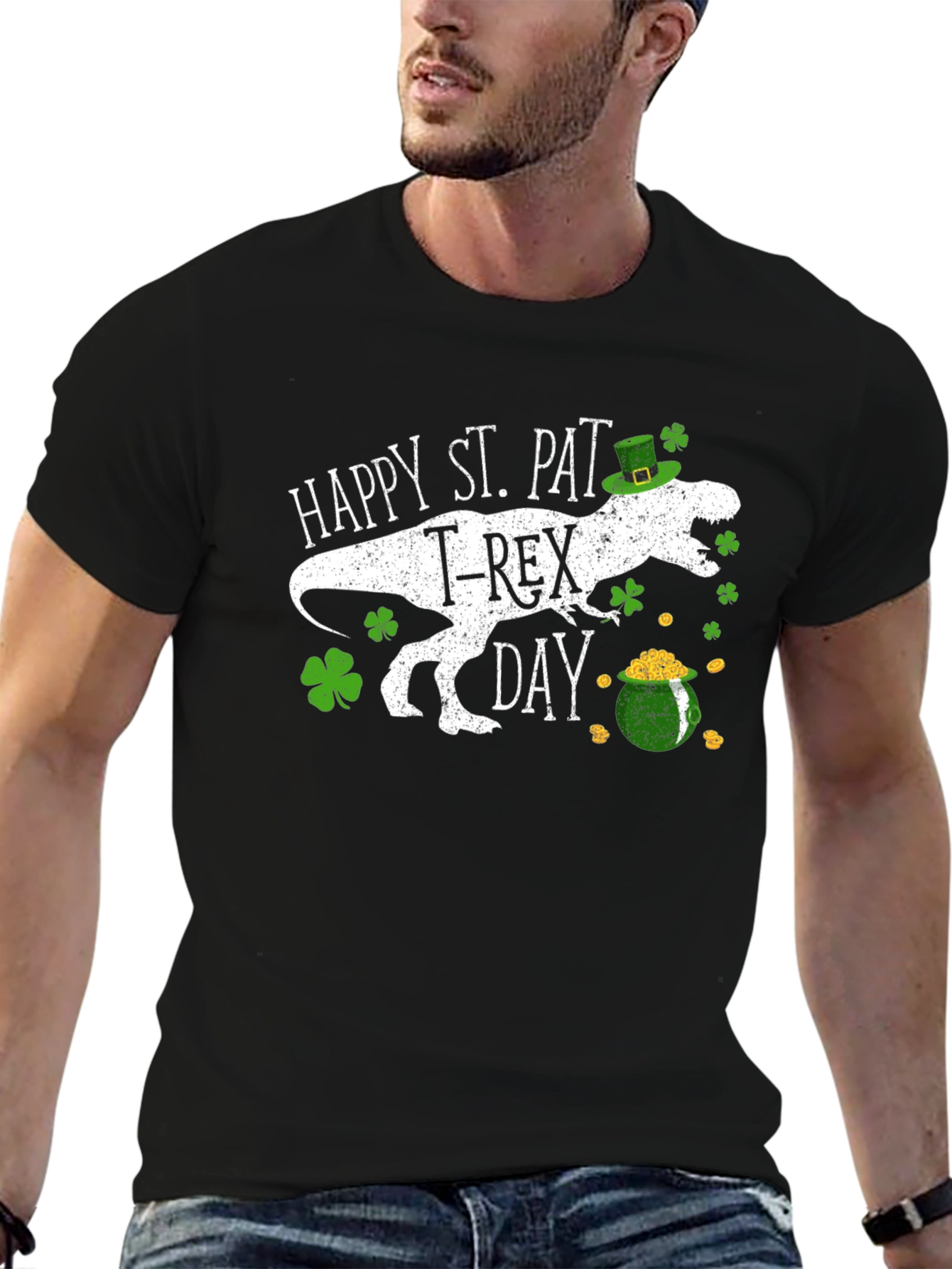 St. Patricks Day T-Rex T-Shirt