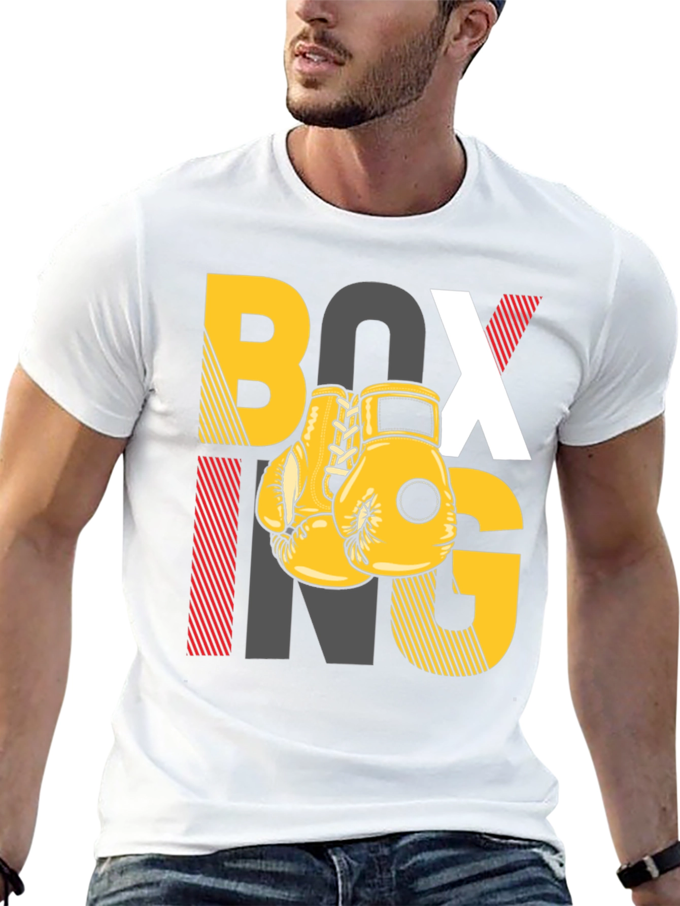 Boxing Graphic T-Shirt - Sports Fan Apparel