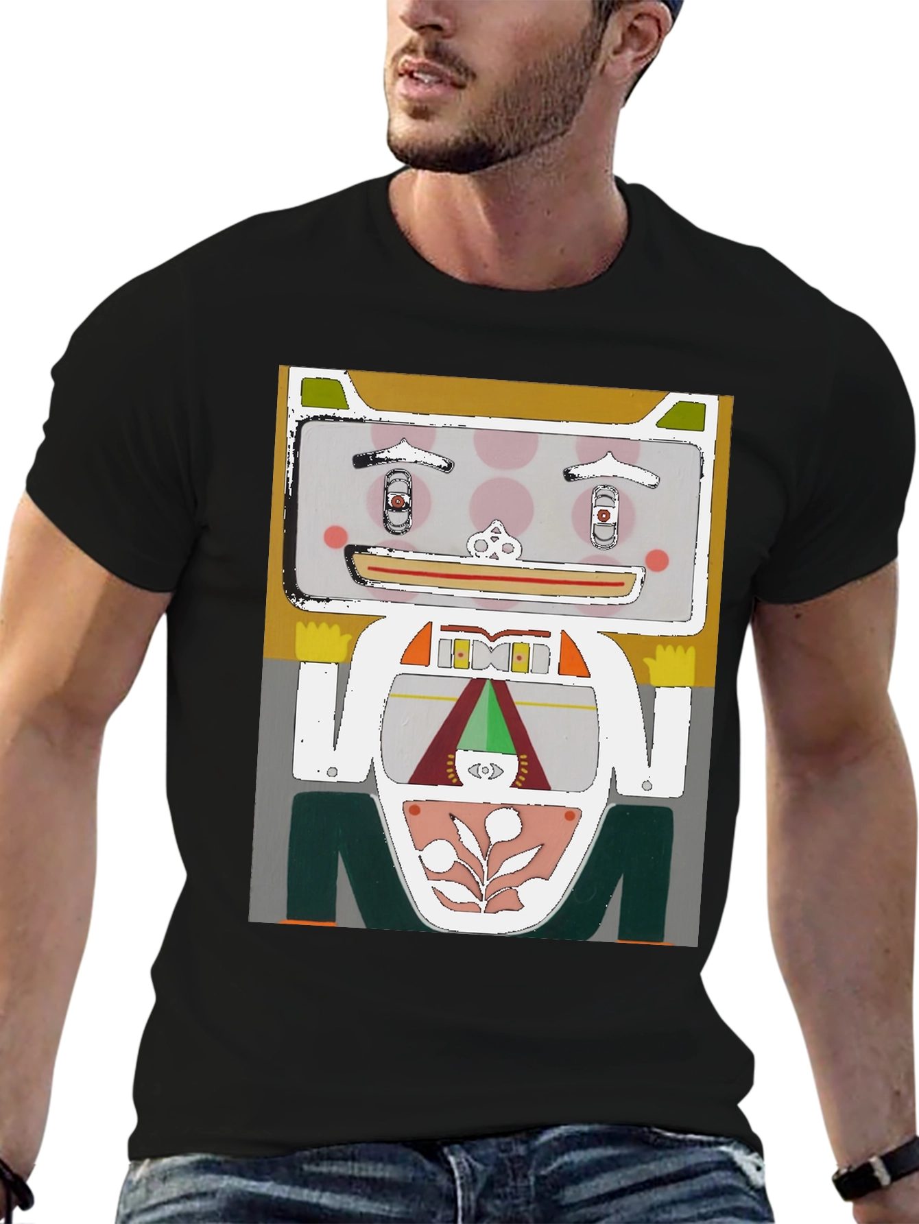 Abstract Graphic Print T-Shirt