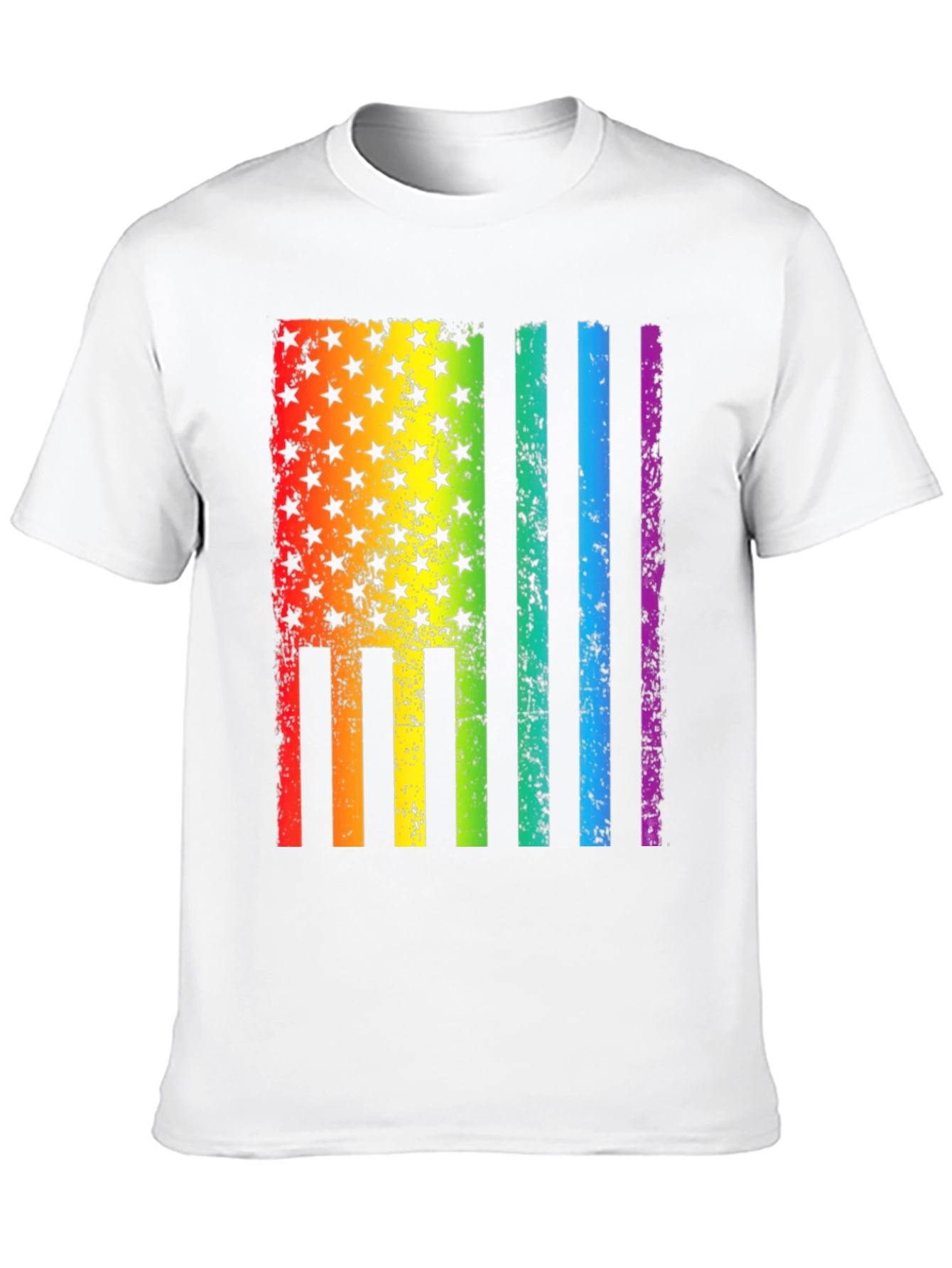 Rainbow Flag USA Pride T-Shirt