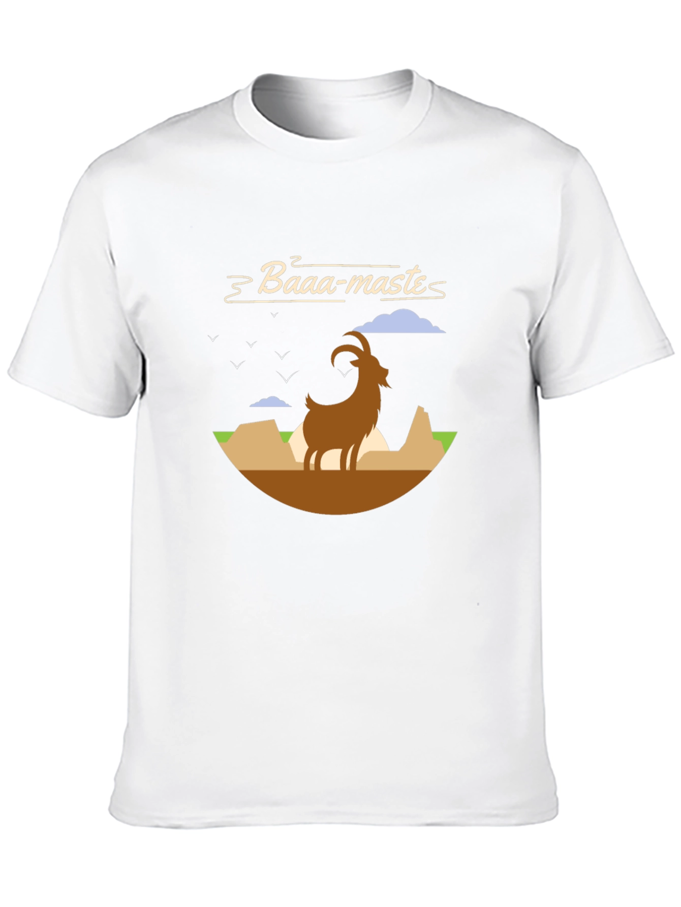 Baaa-maste Goat Graphic T-Shirt