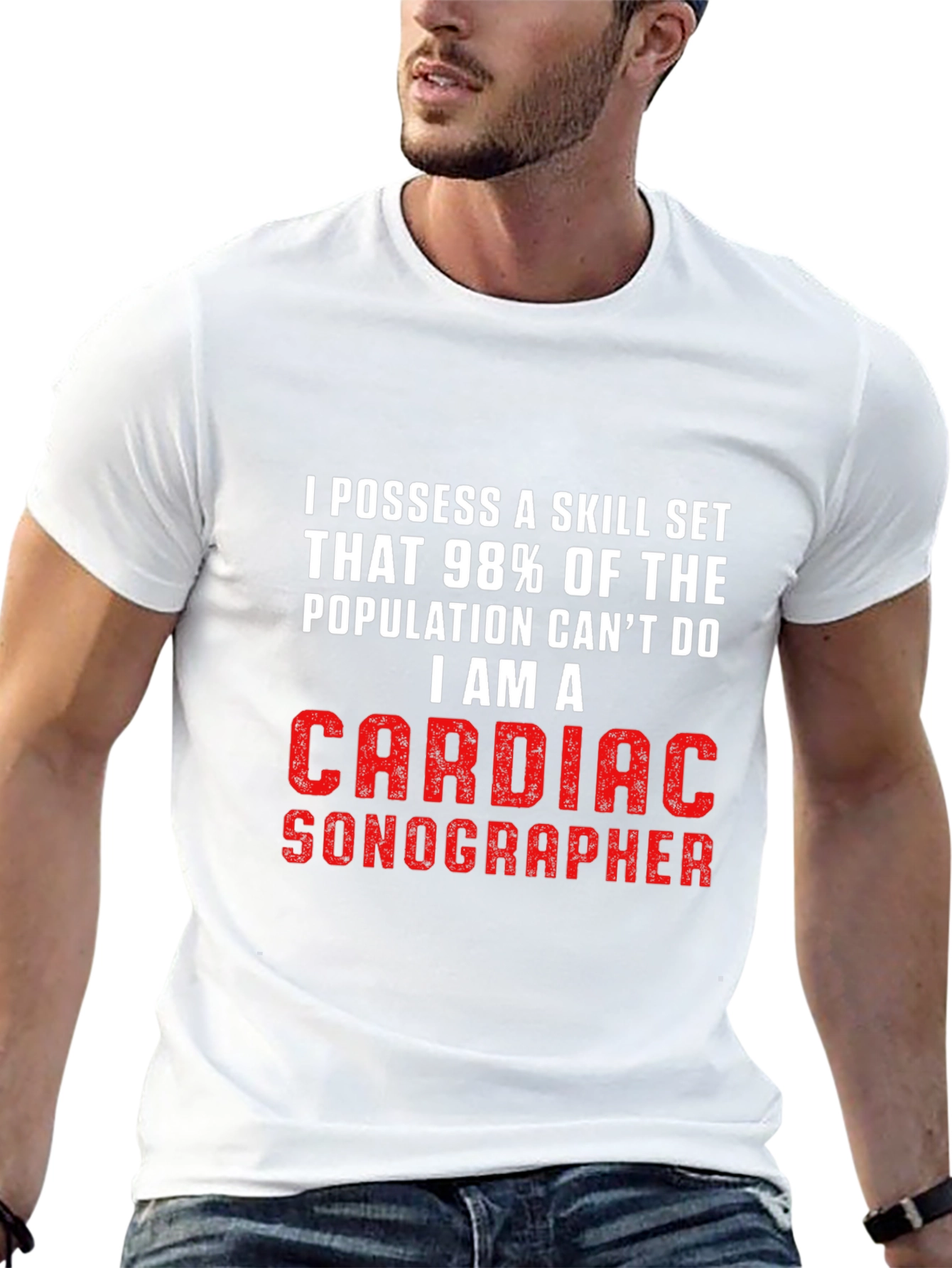 Cardiac Sonographer T-Shirt - Skill Set Pride!