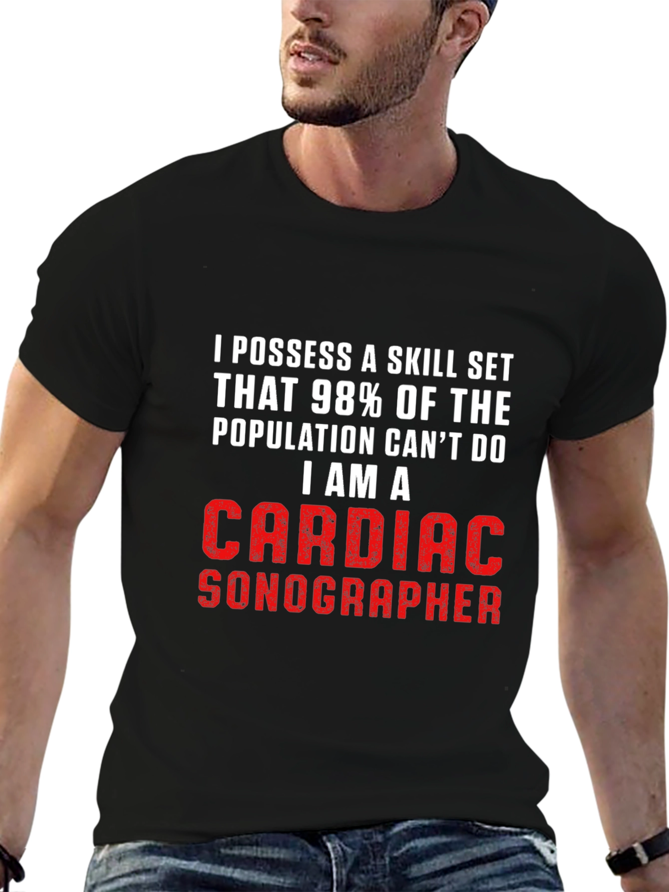 Cardiac Sonographer T-Shirt - Skill Set Pride!