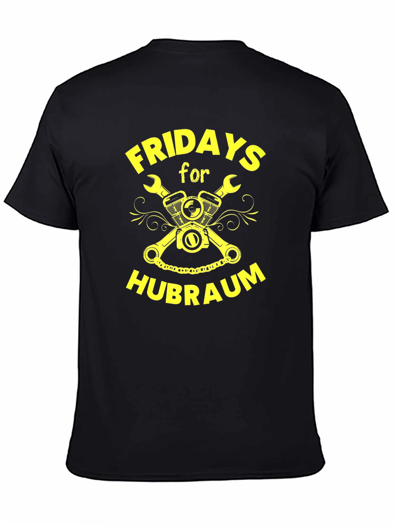 Fridays for Hubraum Black T-Shirt