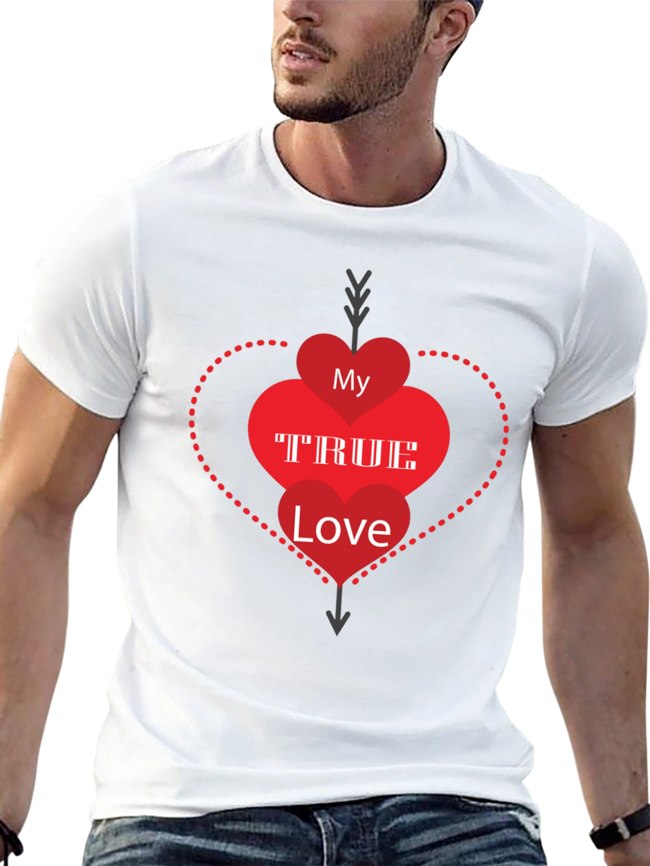 My True Love Graphic Tee - Black