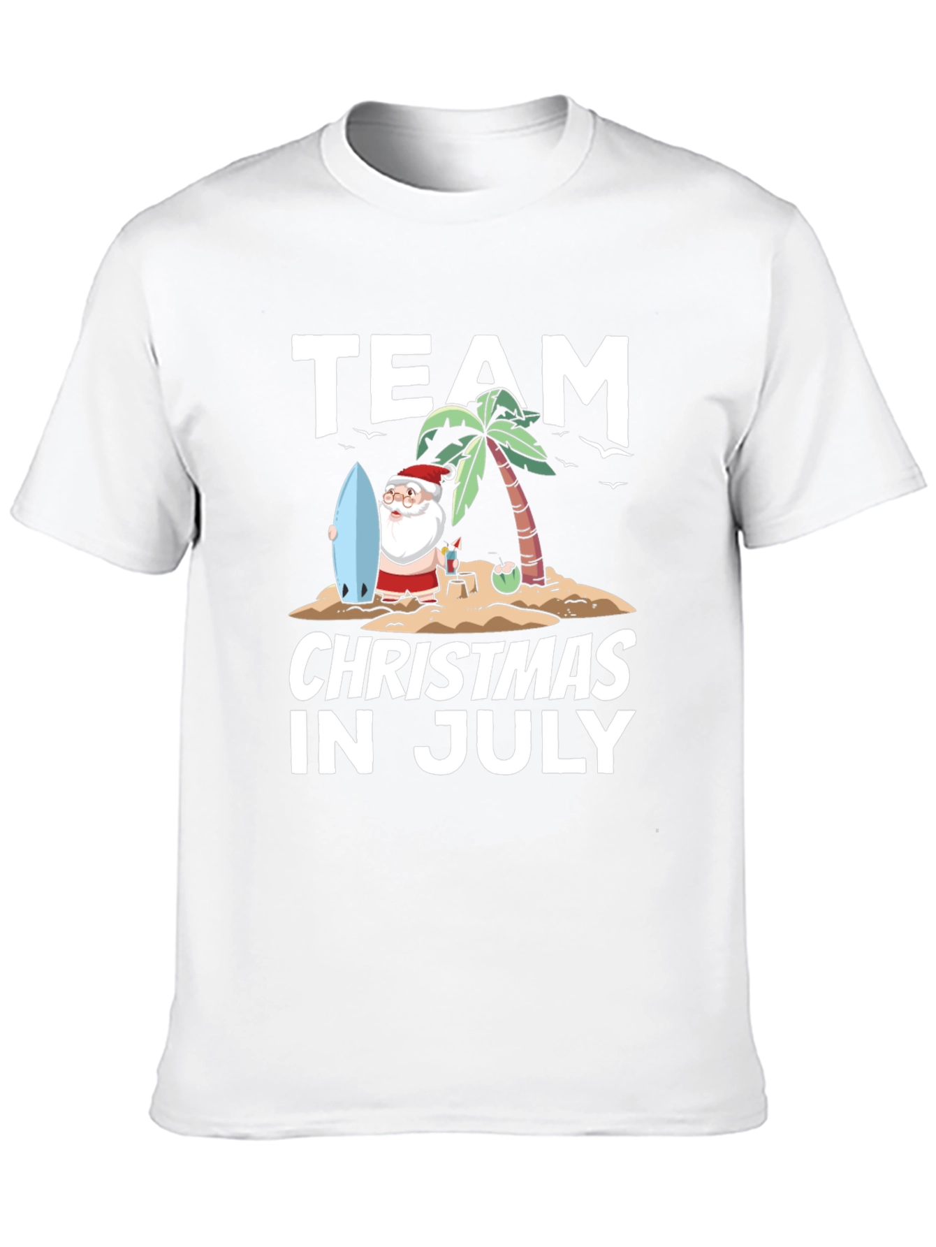 Christmas in July T-Shirt: Santa Vacation Tee