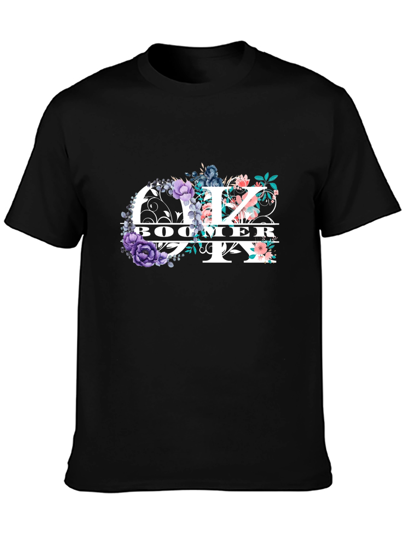Floral Boomer T-Shirt - Stylish & Unique