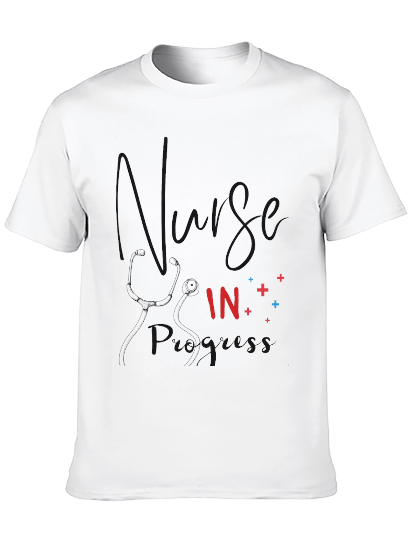 Nurse in Progress Black T-Shirt