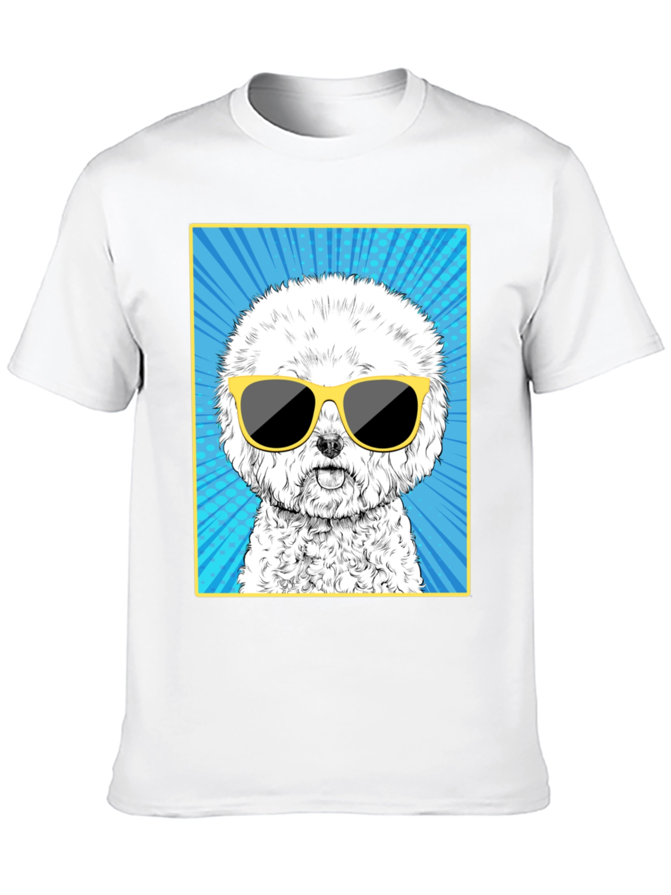 Cool Dog Graphic Tee - Unisex Cotton T-Shirt