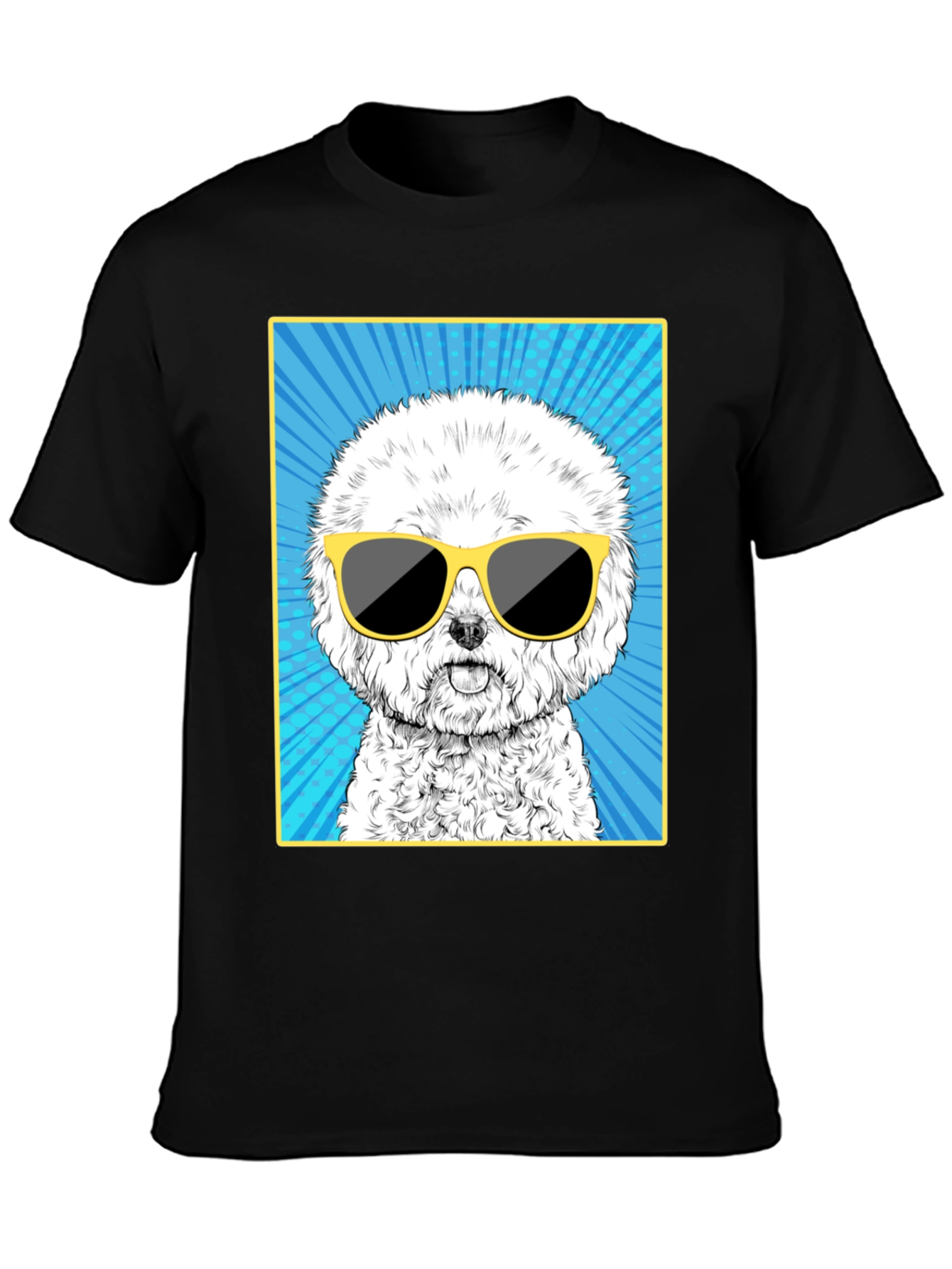 Cool Dog Graphic Tee - Unisex Cotton T-Shirt